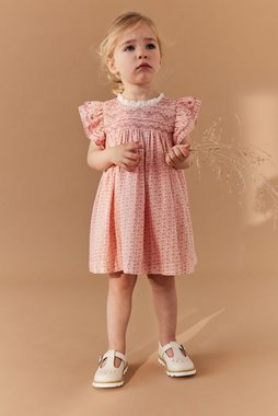 Next Smokkleid Gesmoktes Kleid mit Stickerei (1-tlg)