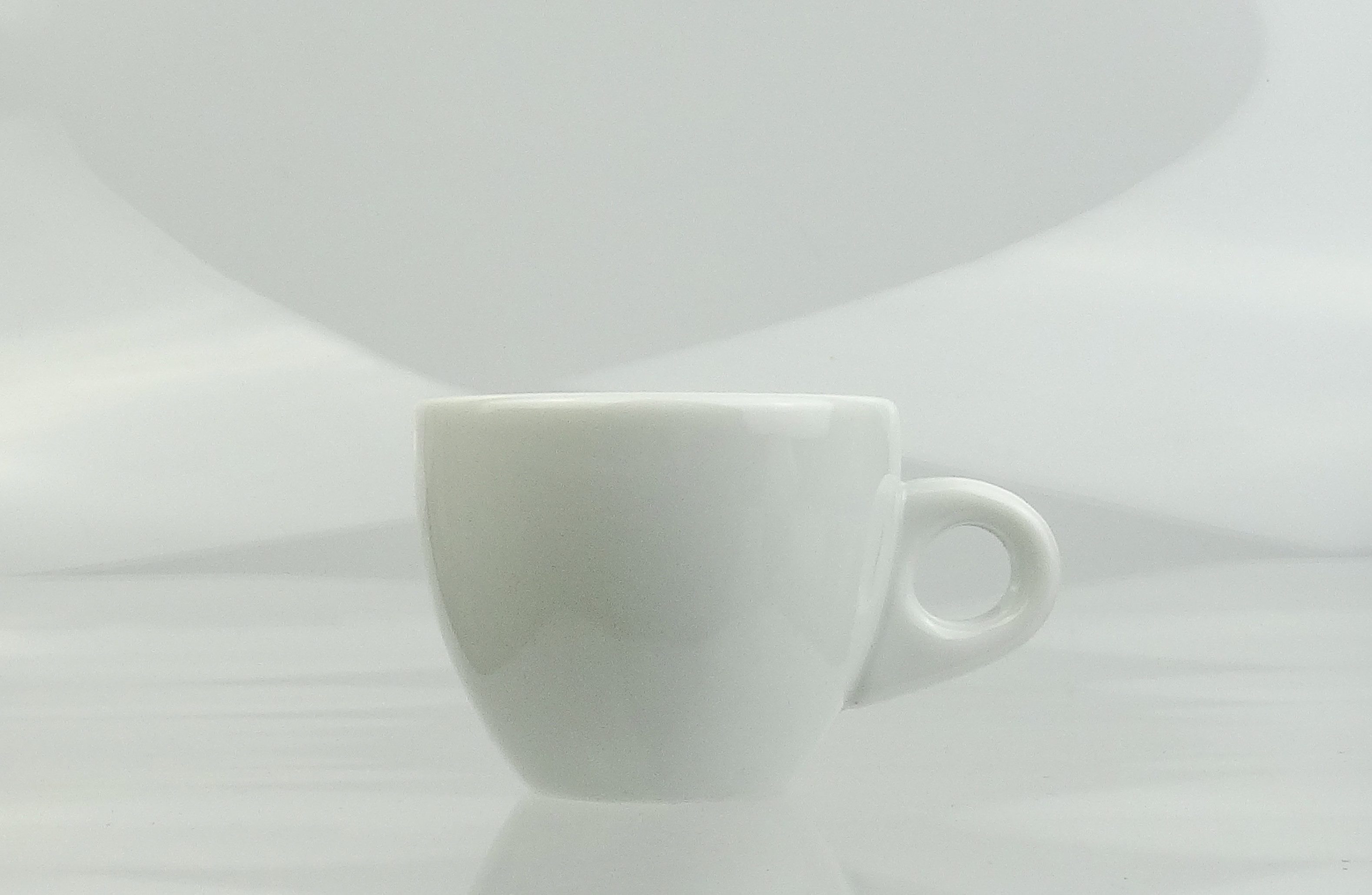 Nuova Point Espressotasse dickwandig, weiss, »Portofino«, 2-tlg., Porzellan