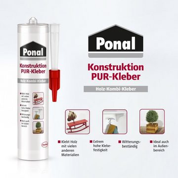 Ponal Umleimer Ponal Konstruktion PUR-Kleber 530 g Kartusche