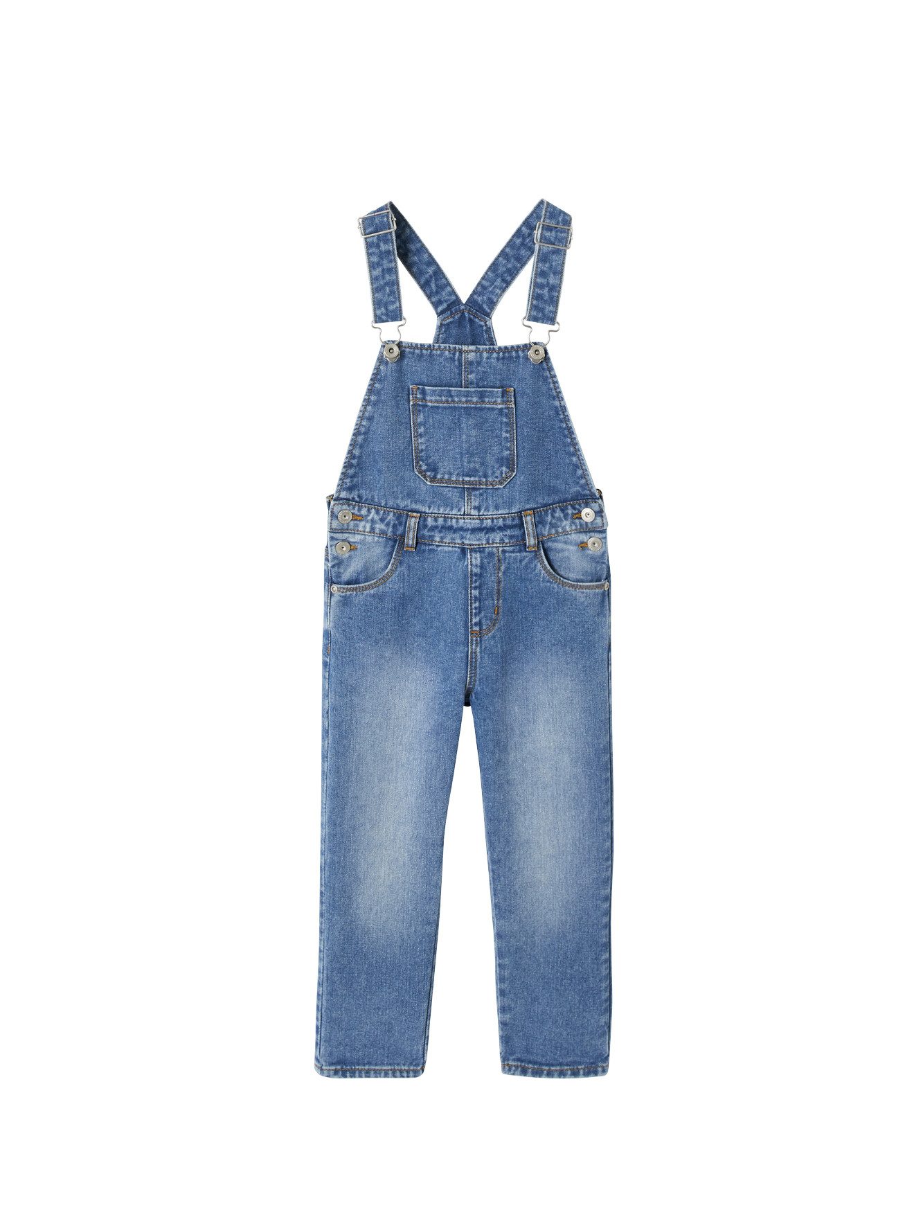 vertbaudet Jumpsuit Mädchen Latzjeans Ширина пояса verstellbar