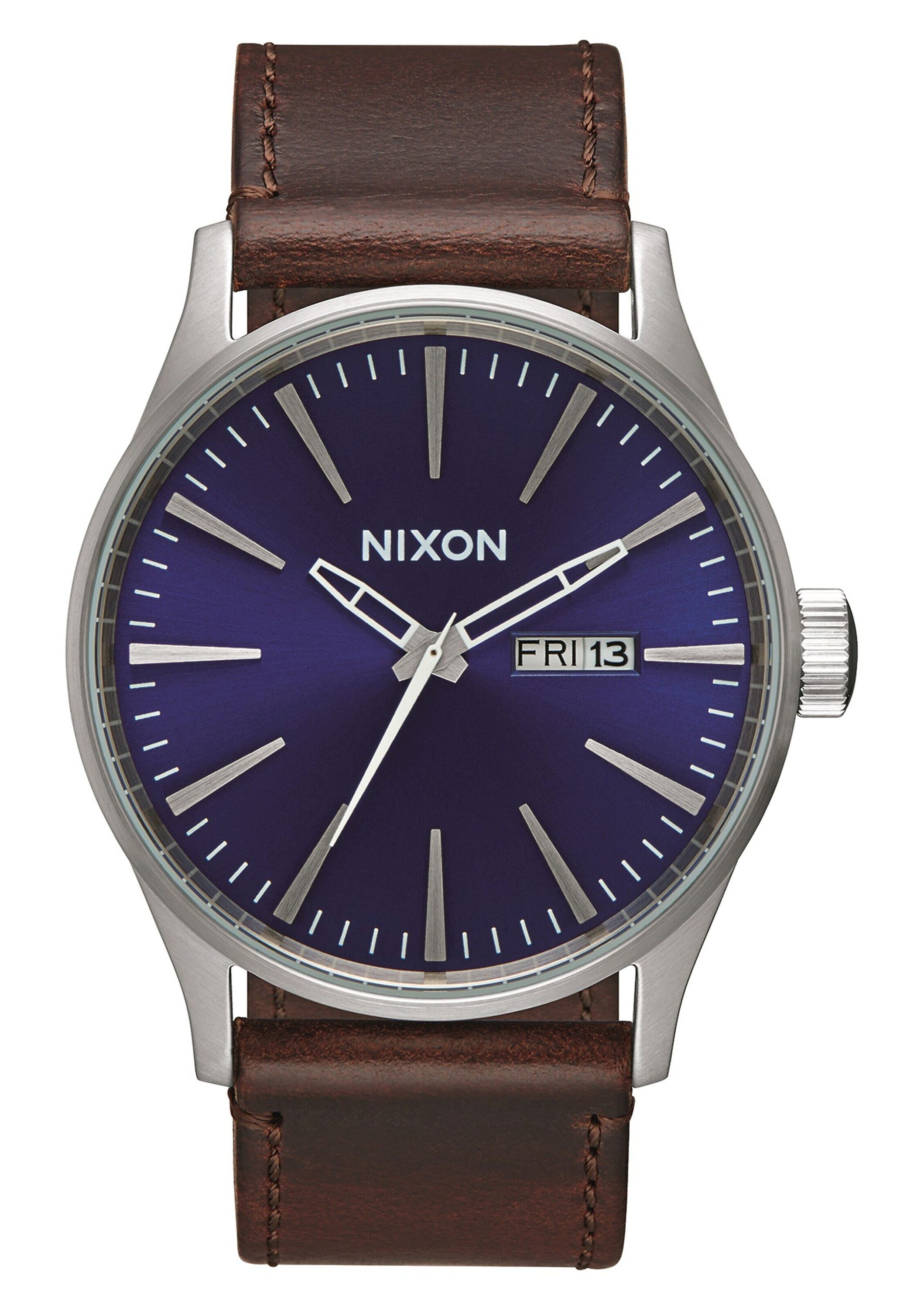 Nixon Mechanische Uhr Sentry Leather, (1-tlg)