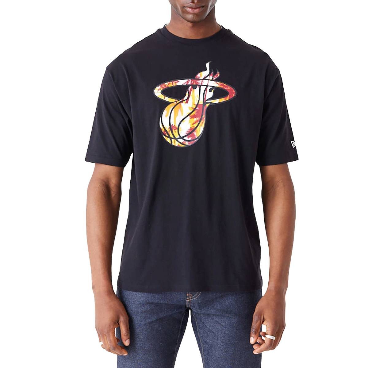 T-Shirt T-Shirt New Era NBA Miami Heat Large Infill