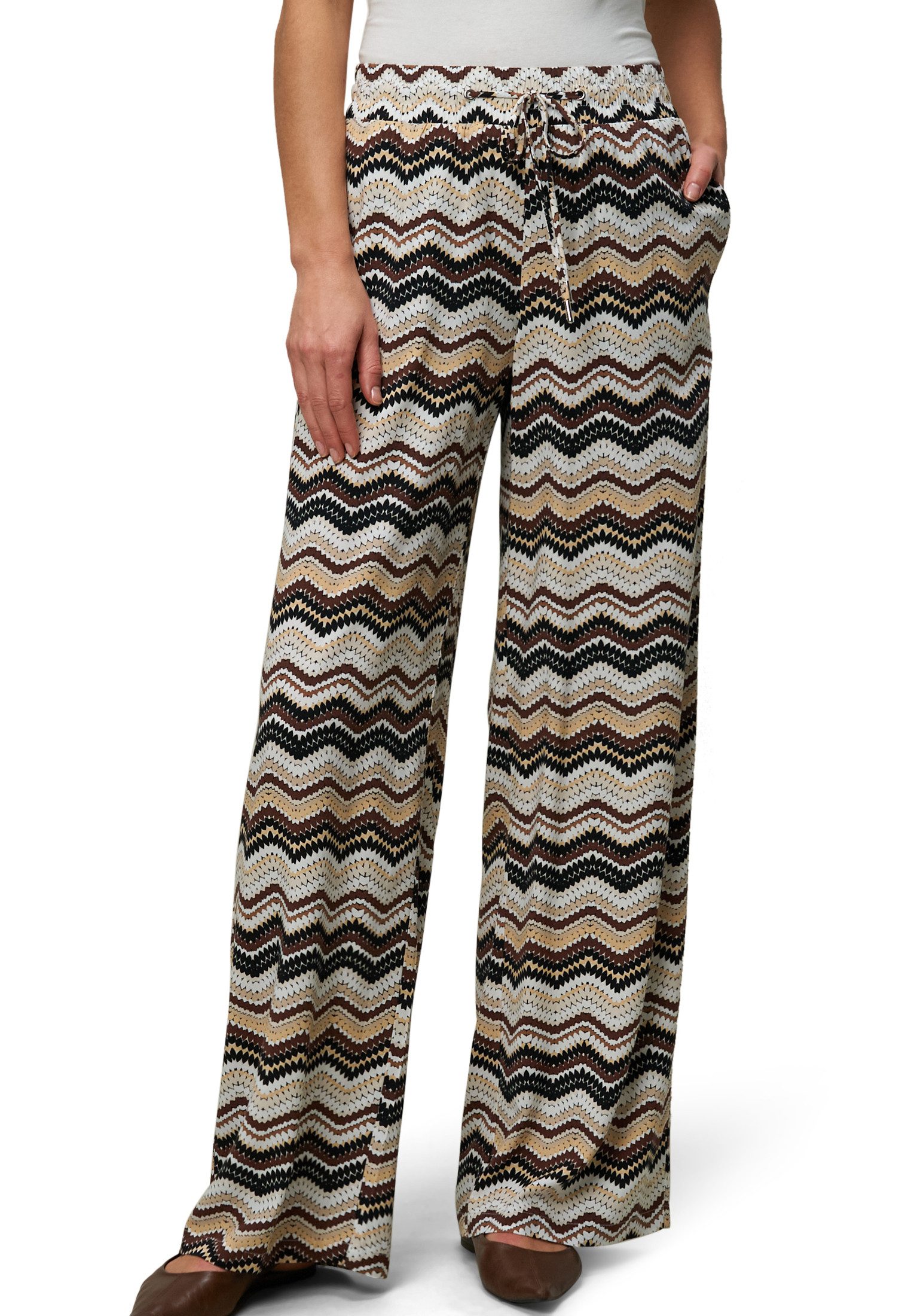 Stoffhose zero Hose mit Zickzackmuster 30 Inch