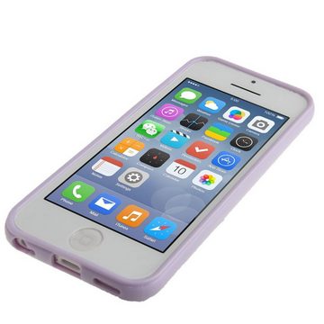 König Design Handyhülle Apple iPhone 5c, Apple iPhone 5c Handyhülle Backcover Violett