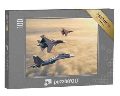puzzleYOU Puzzle f, 100 Puzzleteile, puzzleYOU-Kollektionen Flugzeuge