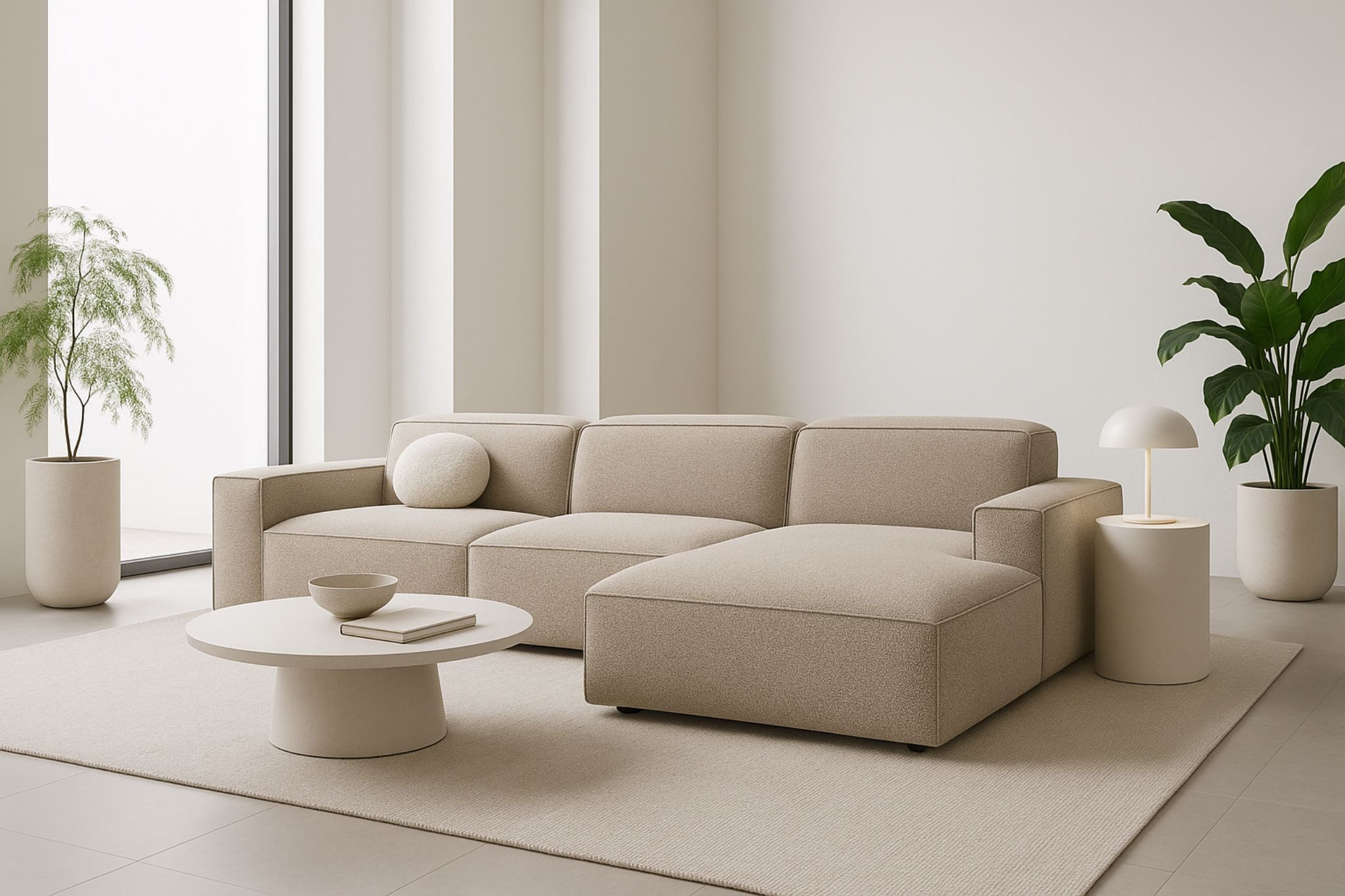 Kaiser Möbel Ecksofa Ecksofa Cursal L-Form – modular, modern, unvergleichlich bequem, Einzelsofa