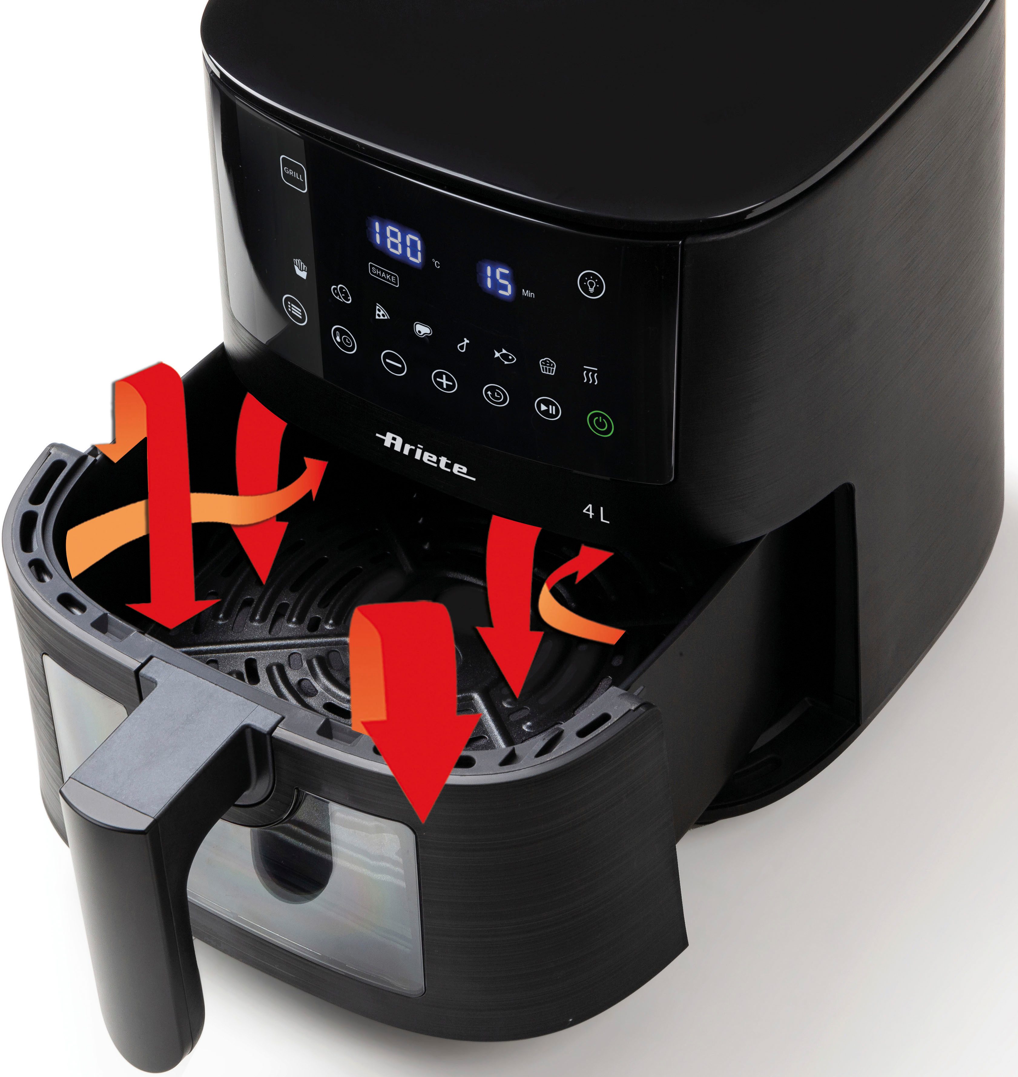 Ariete Heißluftfritteuse 4633S, 1400 W