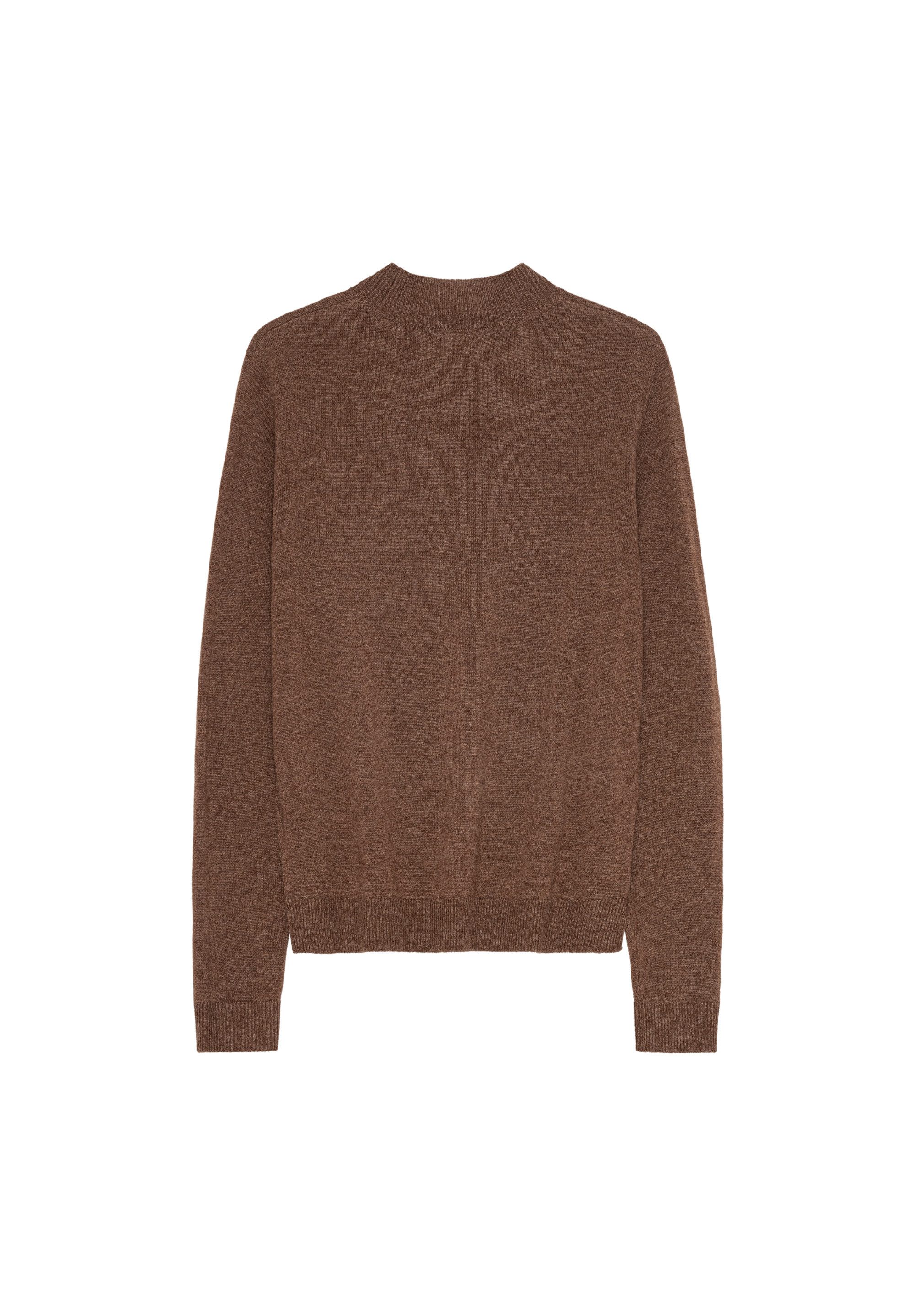DANISH ENDURANCE Rundhalspullover Premium Knit Pullover Merino Wool Cashmere Damen Jumper, luxuriöser Mock Neck Pullover
