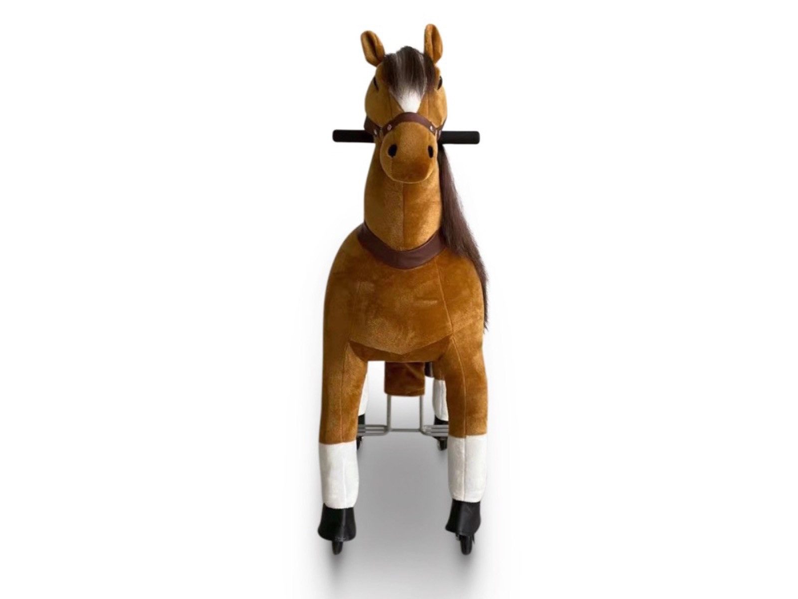 TPFLiving Reittier Pferd Gismo - Größe S - Farbe: braun, Schaukeltier für Kinder ab 3 bis 6 Jahren - Sitzhöhe: 53 cm