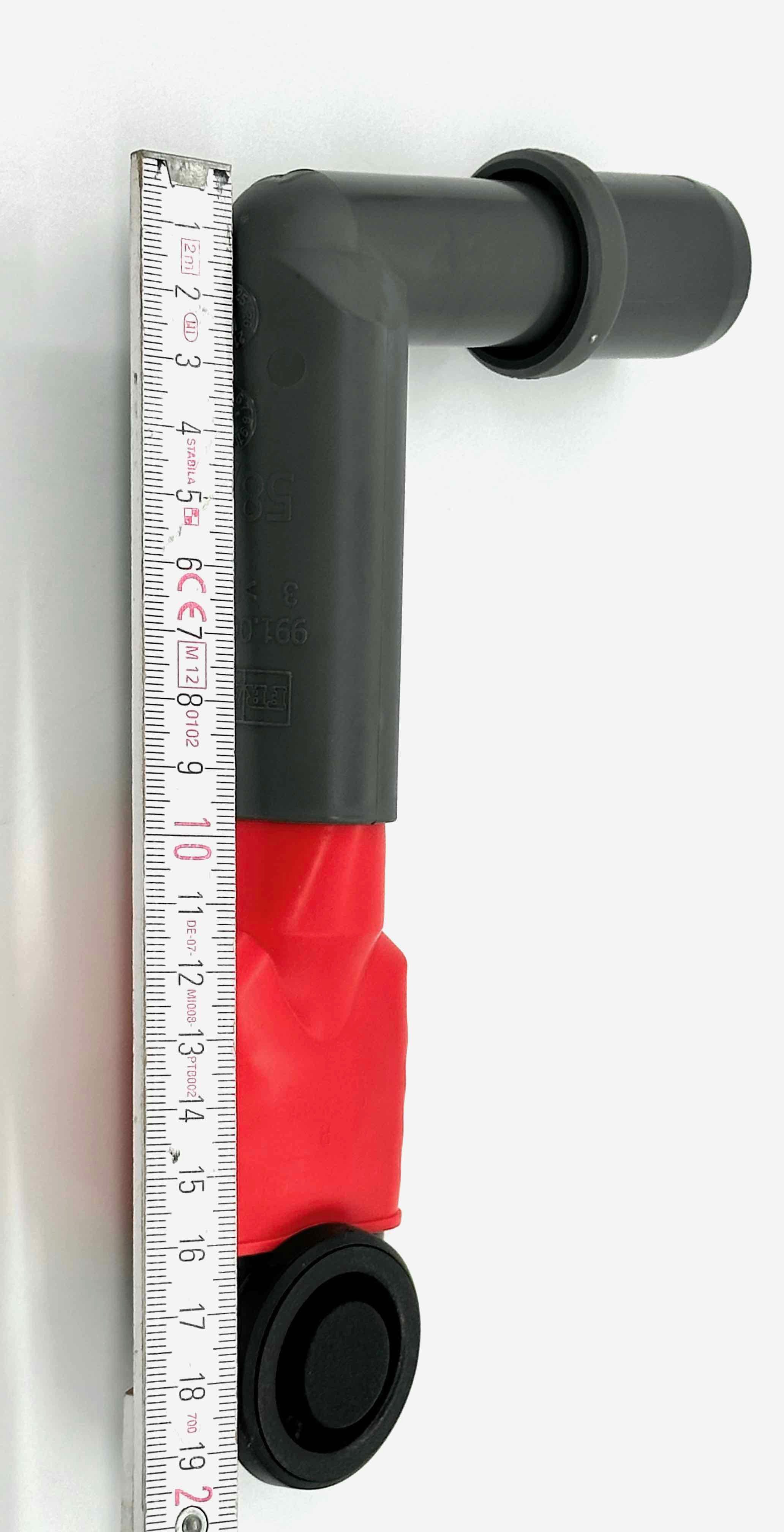 FRANKE Einbauspüle FRANKE Ventilset 1 Becken, Drehknopf, Überlauf rund, Black Matt