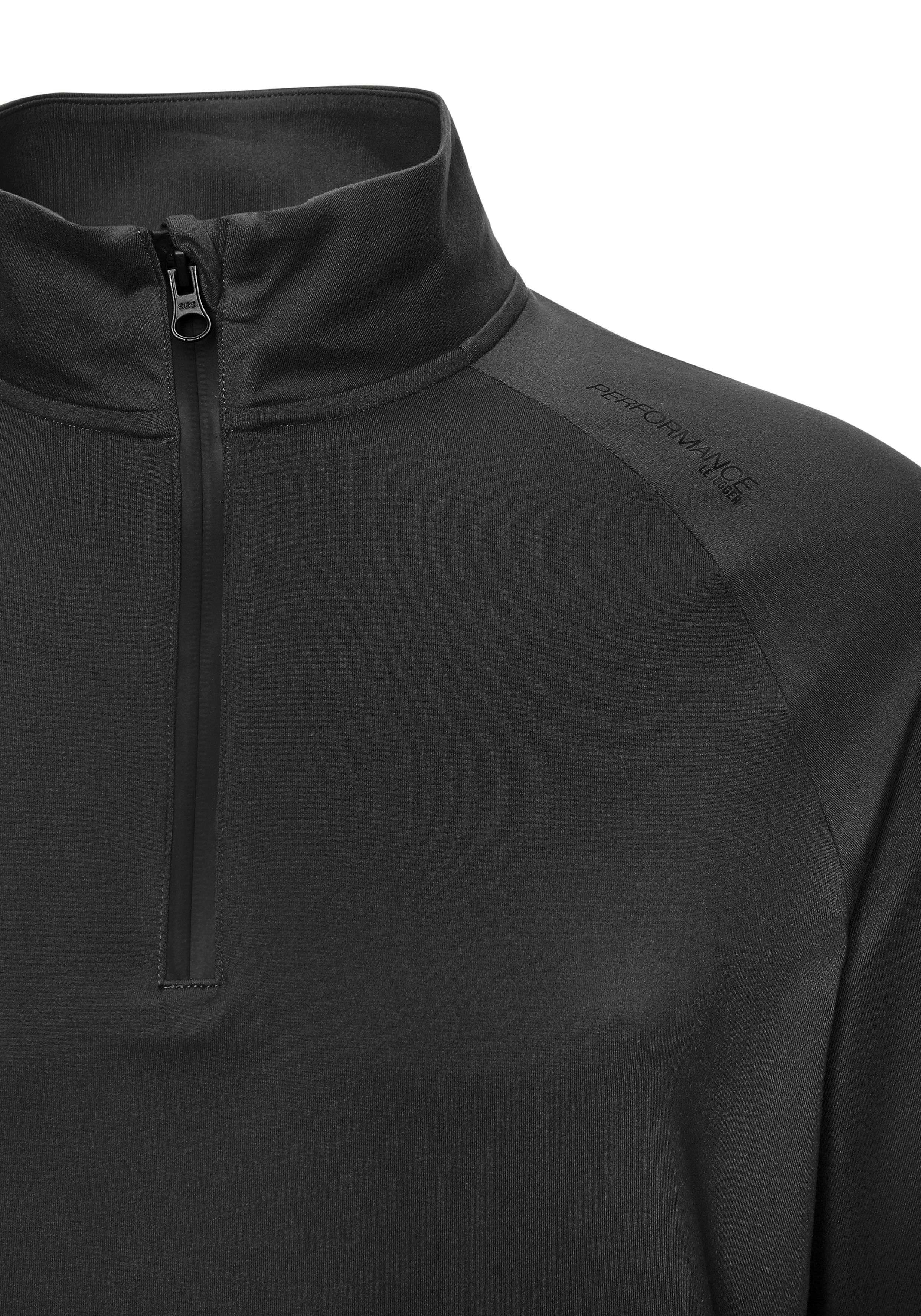 AUTHENTIC LE JOGGER Funktionsshirt mit Stehkragen und Reißverschluss