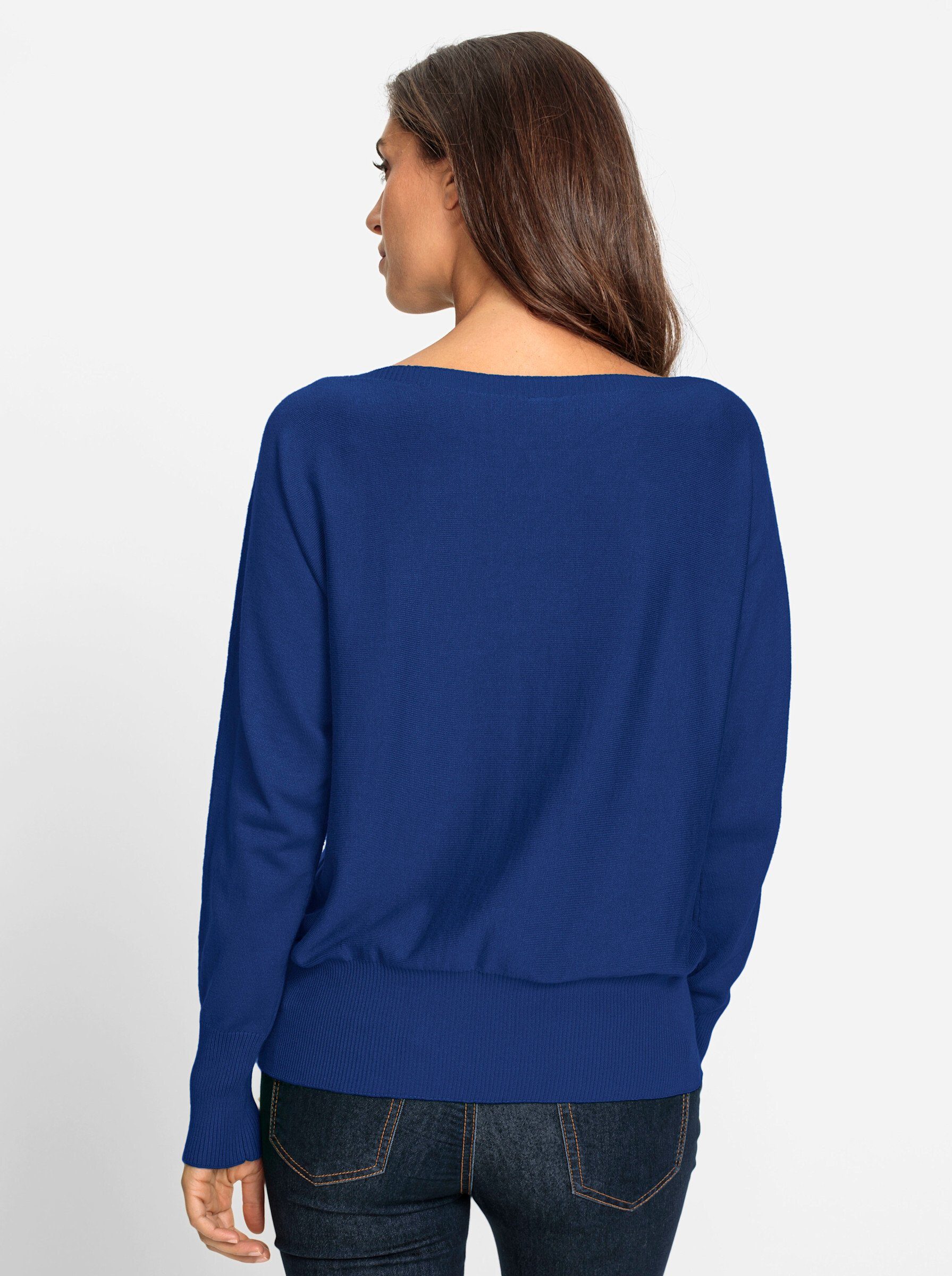 royalblau Strickpullover heine