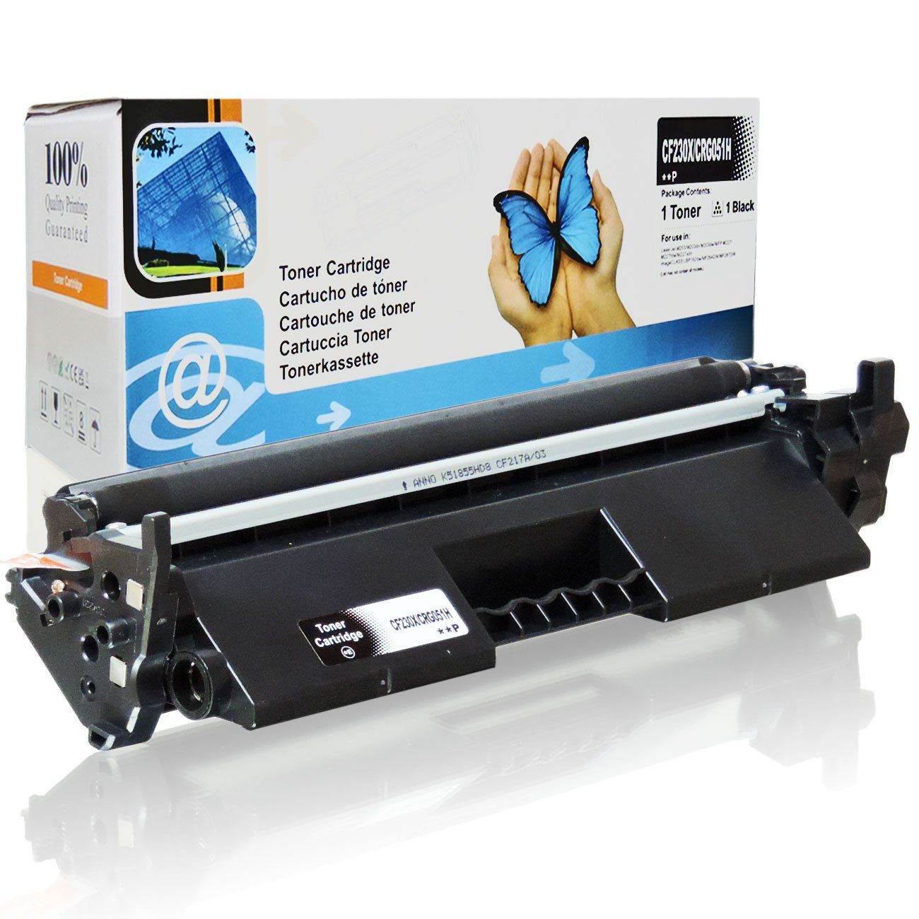 Großer Rabatt auf neue Produkte D&C Tonerkartusche Kompatibel HP 30X, weitere Schwarz, HP M und Pro MFP LaserJet Series 227 CF230X für