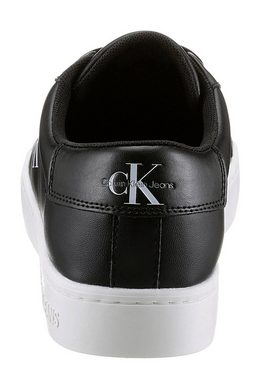 Calvin Klein Jeans CLASSIC CUPSOLE LACEUP LOW LTH Sneaker mit kontrastfarbigen Logodruck, Freizeitschuh, Halbschuh, Schnürschuh
