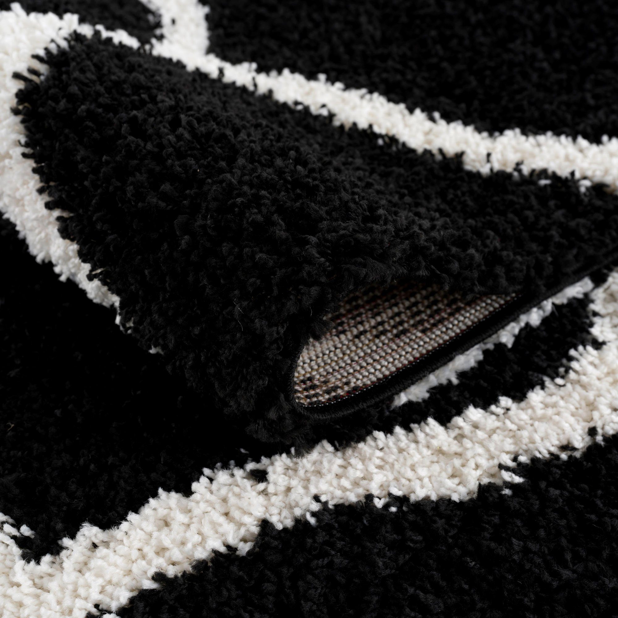 Sanat Hochflor-Teppich Madrid, rund, Höhe: 30 günstig online kaufen