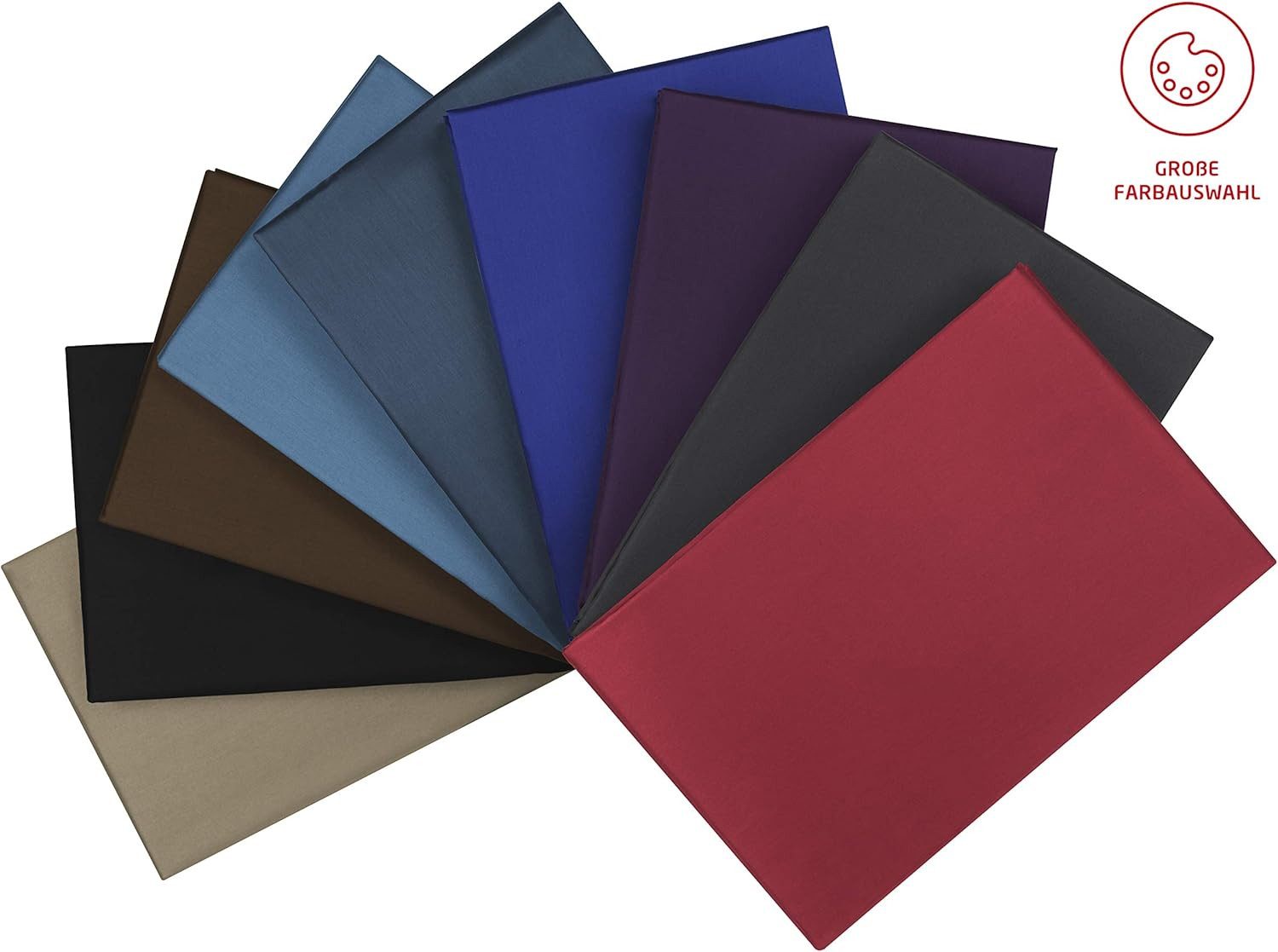 fleuresse Bettwäsche Colours, 100% Baumwolle, 2 günstig online kaufen
