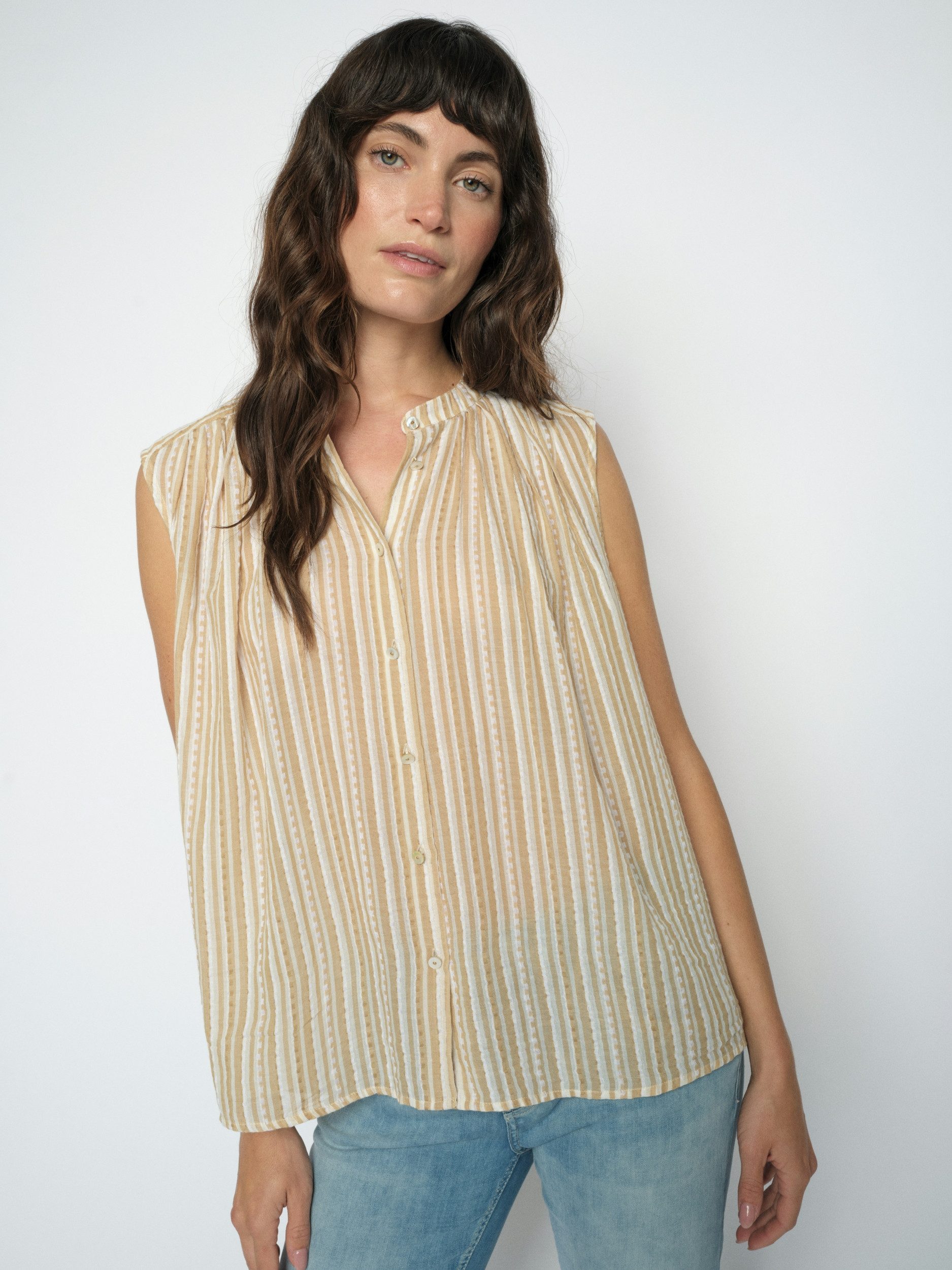 Mos Mosh Hemdbluse MMAmelia Stripe SL Blouse 123