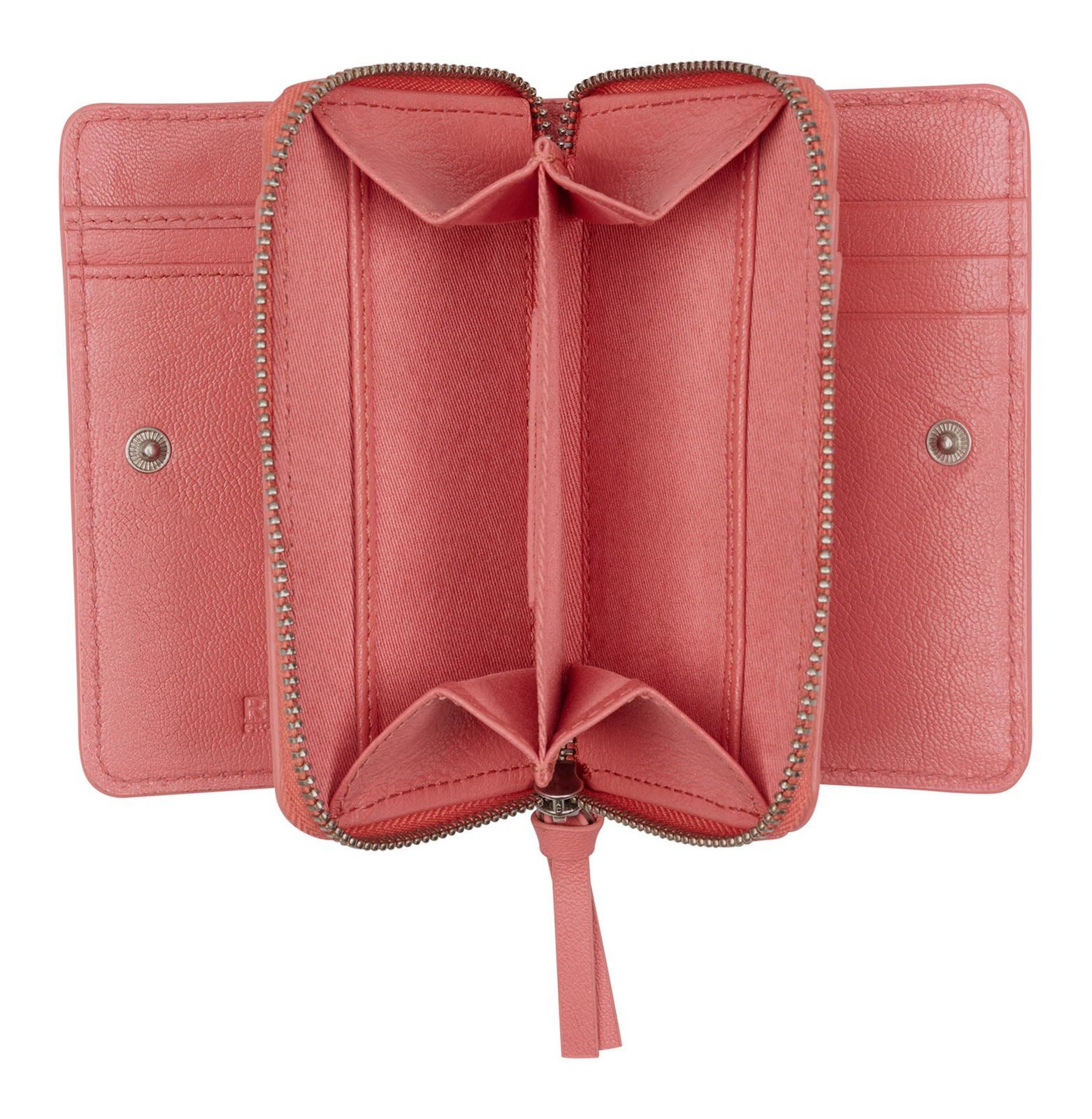 Burkely Geldbörse Double Flap Wallet, aus echtem Leder