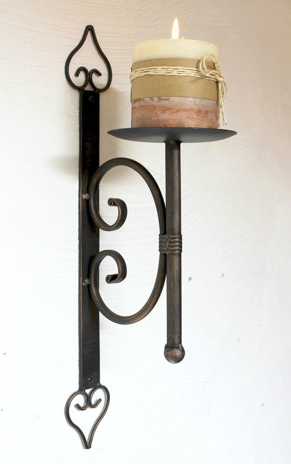 Metall Kerzenleuchter 41 12110 cm aus DanDiBo Wandkerzenhalter Kerzenhalter Wandkerzenhalter Wandleuchter