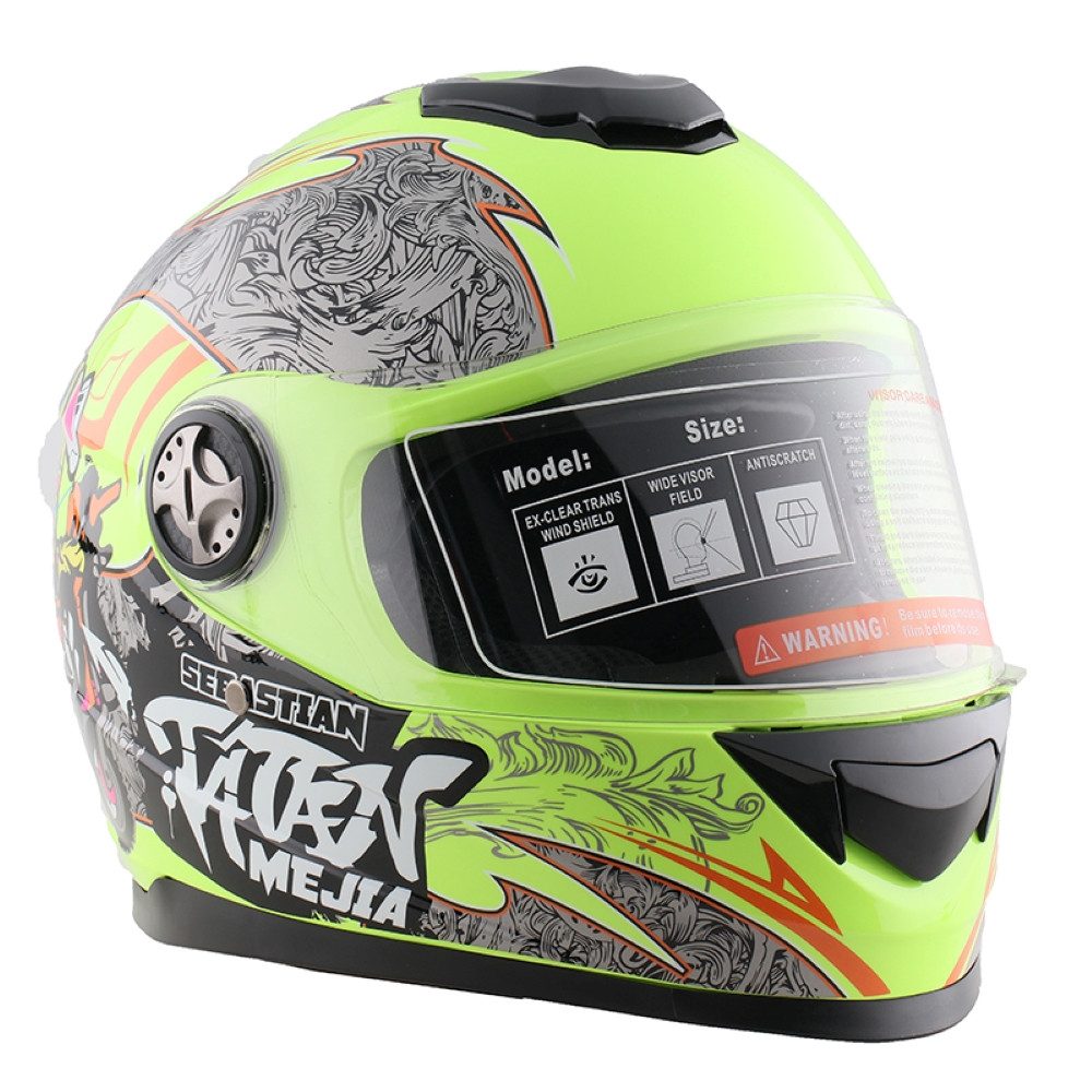 FunSport-Factory Motocrosshelm Mejia Kinder Integralhelm Motocross Helm Kinder Motorradhelm Offroad – Bild 4 von 5