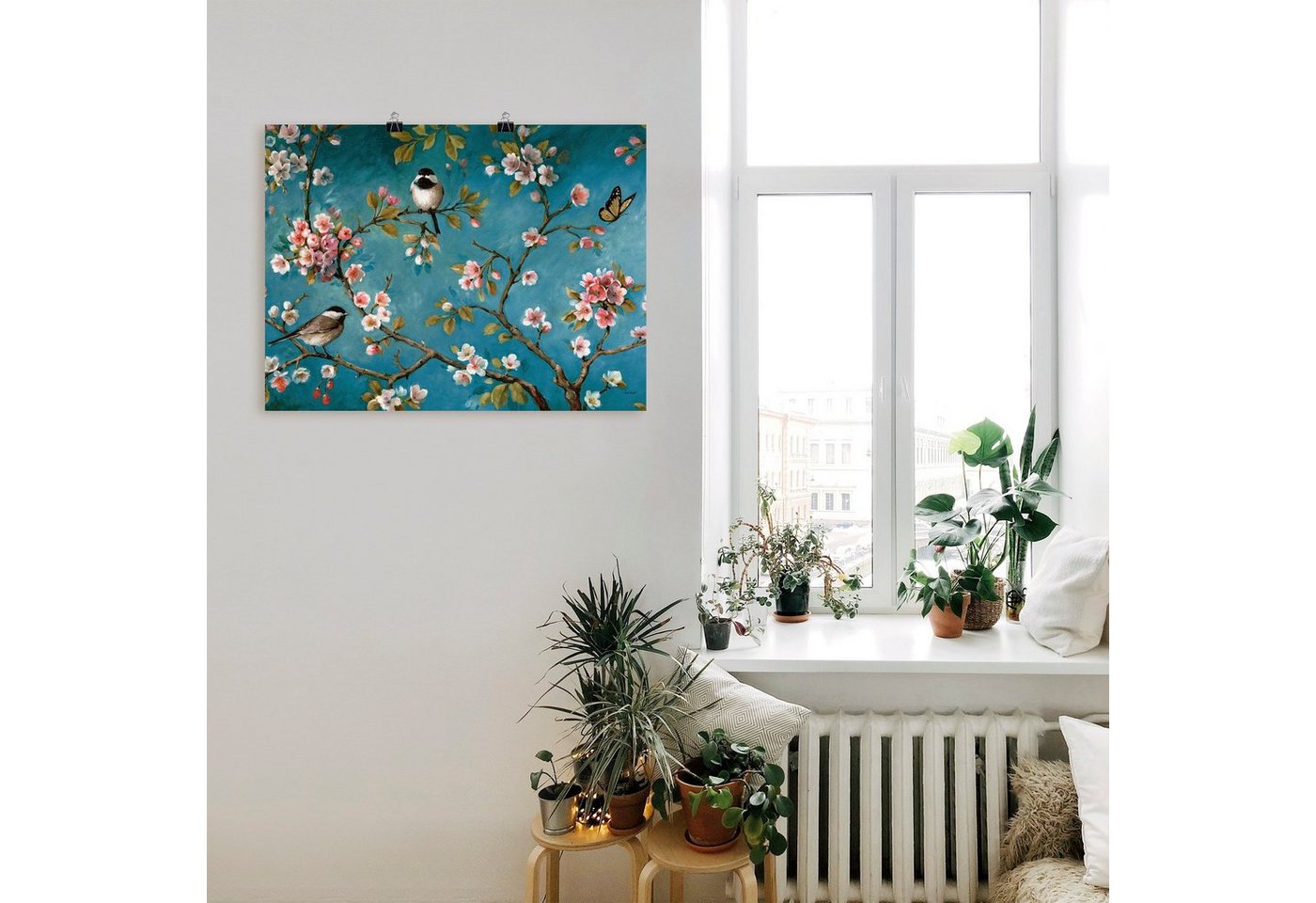 Artland Wandbild »Blüte I«, Blumen (1 Stück), in vielen Größen & Produktarten -Leinwandbild, Poster, Wandaufkleber / Wandtattoo auch für Badezimmer geeignet-HomeTrends