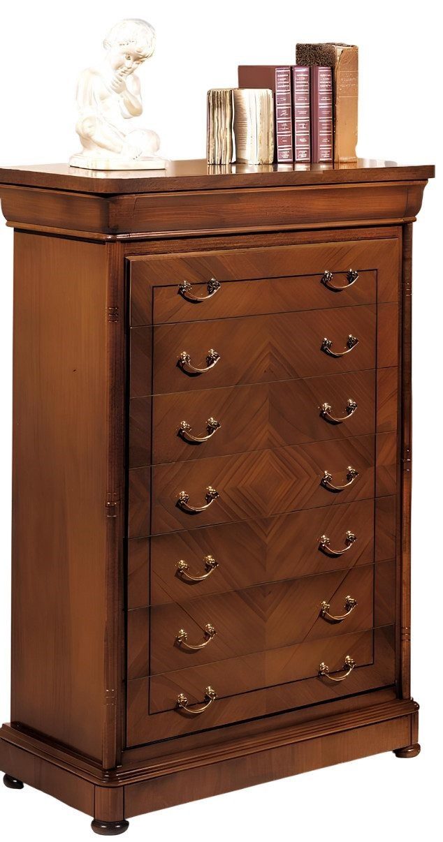 Xlmoebel Hochkommode Neues Luxus-Holzmöbel im antiken Stil für Schrank, Kommode, Anrichte, (1 St., Kommode), Hergestellt in Italy