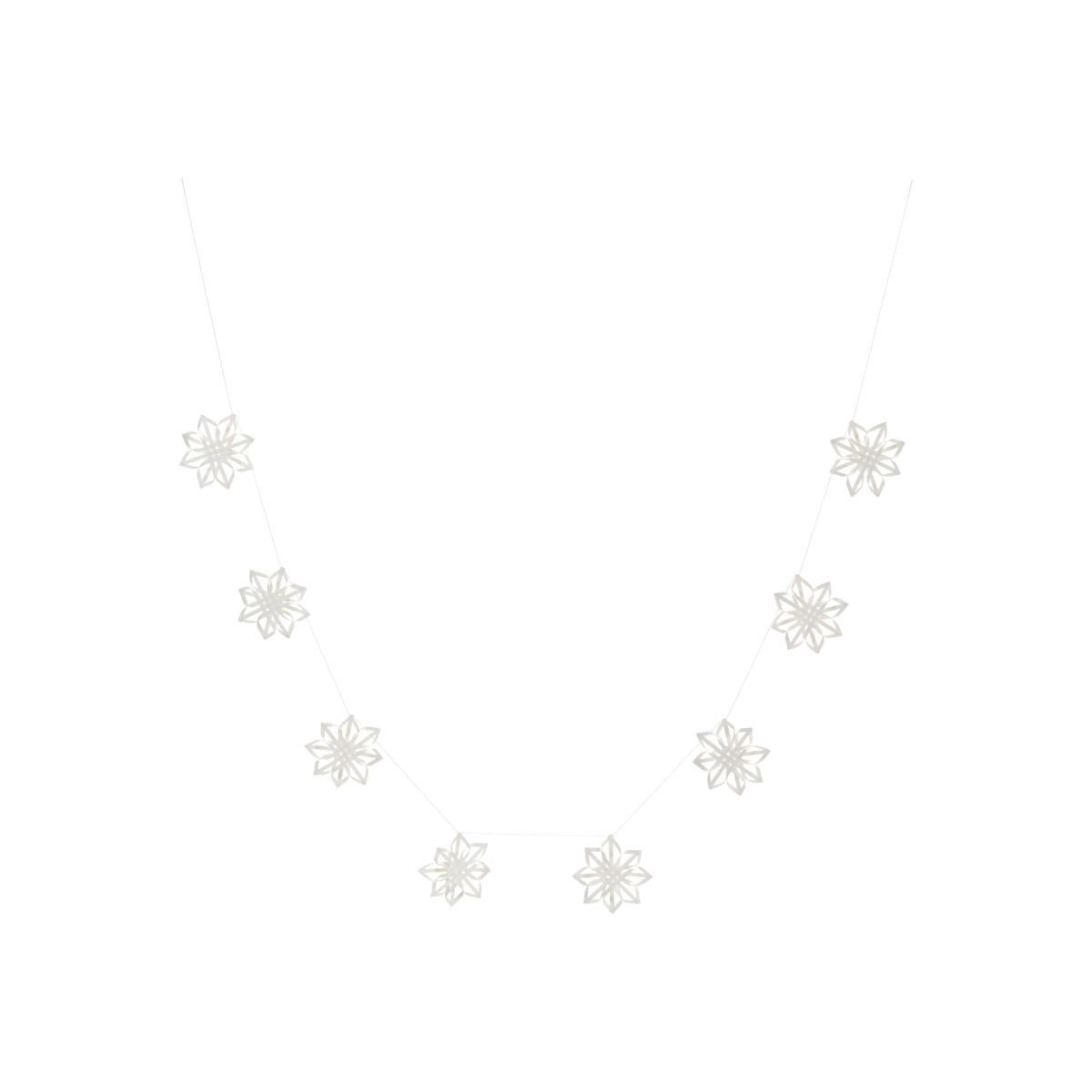 House Doctor Dekoobjekt Girlande BRAI weiß, Ø10cm