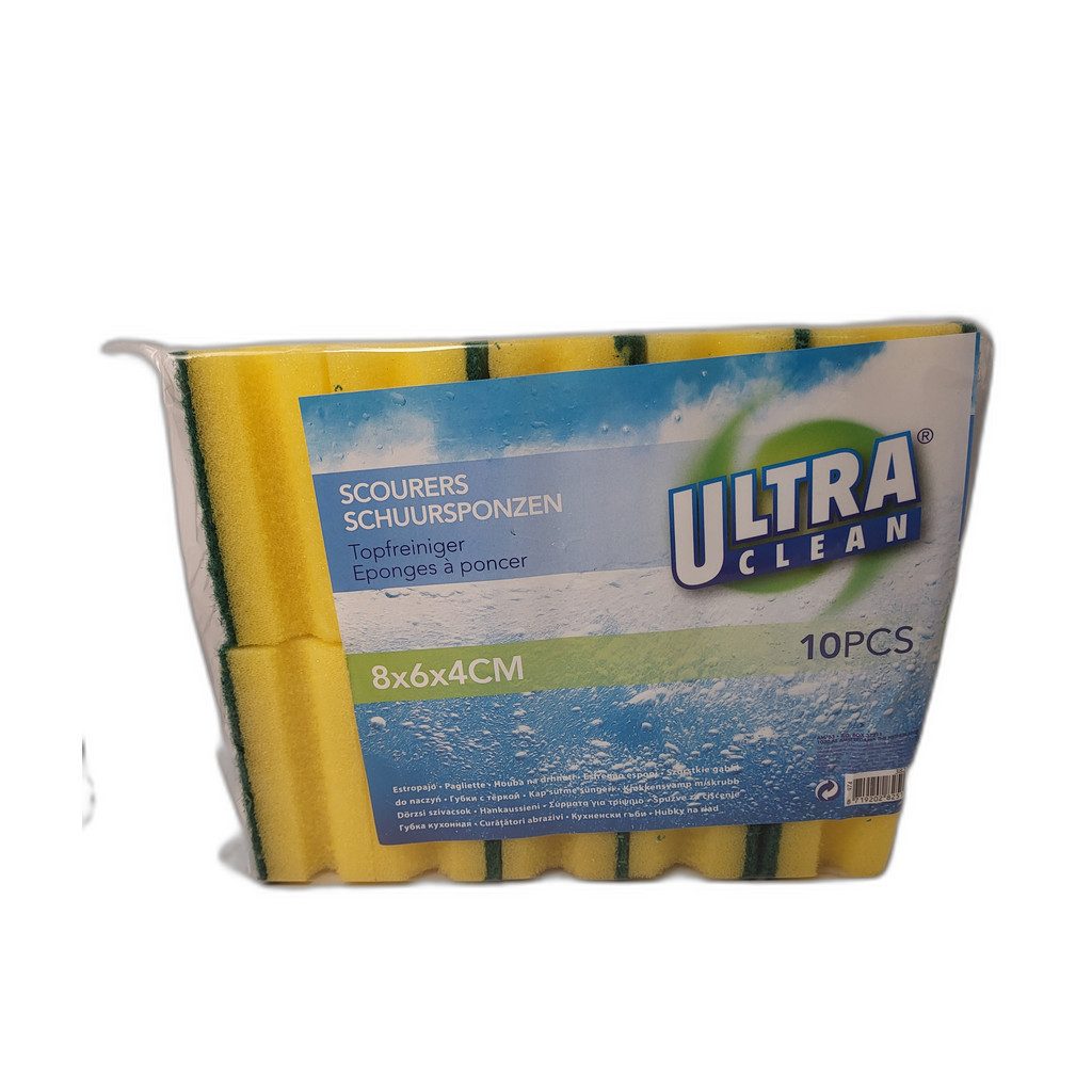 Ultra Clean Schwamm Topfschwamm Scheuerschwamm Spülschwamm 10 Stück