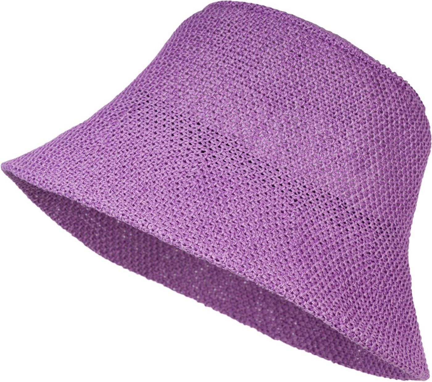 styleBREAKER Fischerhut Fischerhut aus Papierstroh - Knautschhut (1-St)