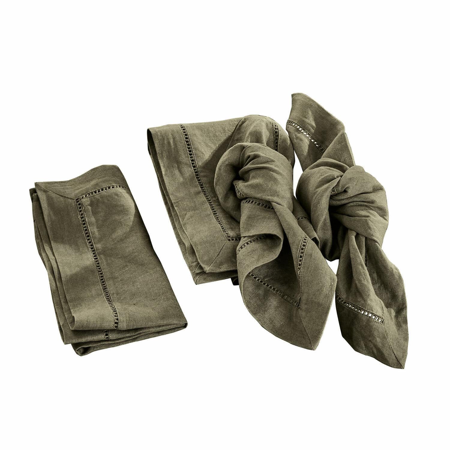 Mirabeau Stoffserviette Serviette 4er Set Covent Garden olivgrün