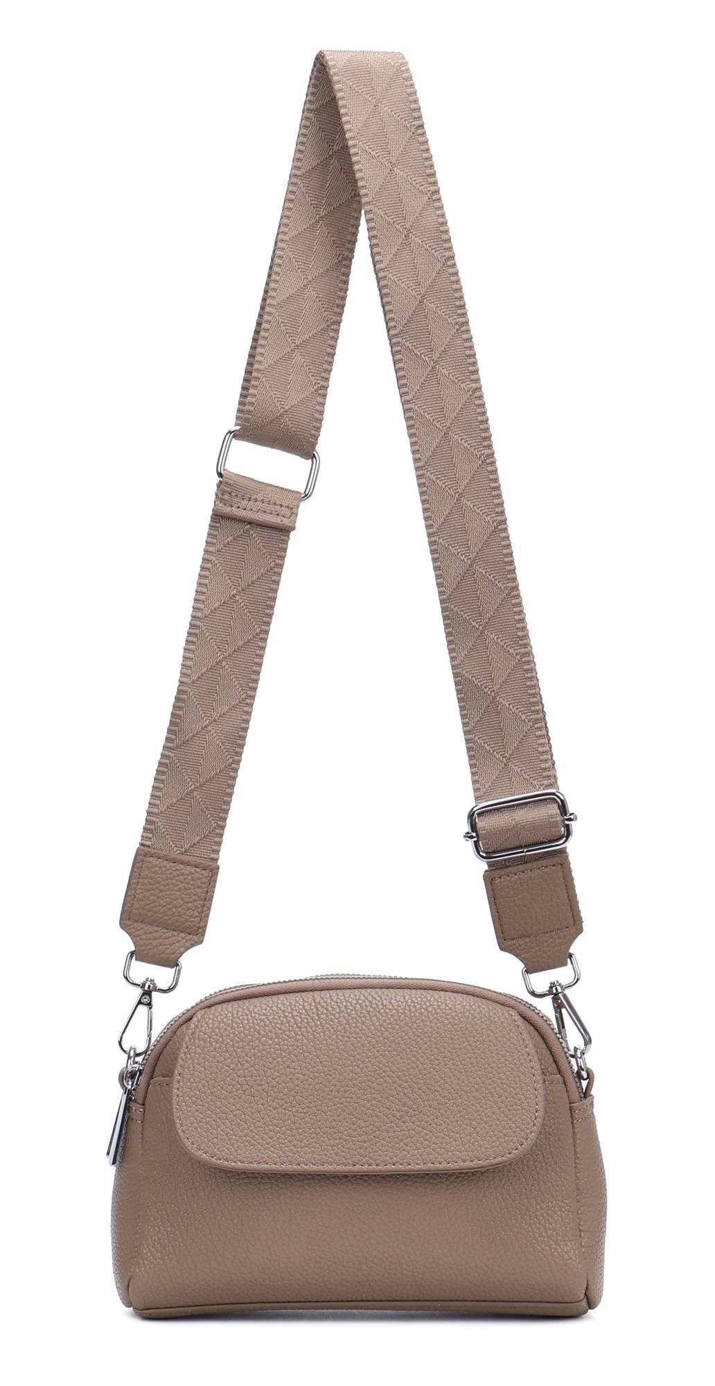 Schultertasche Damen Tasche Bodybag Umhängetasche Crossover Abendtasche Handytasche