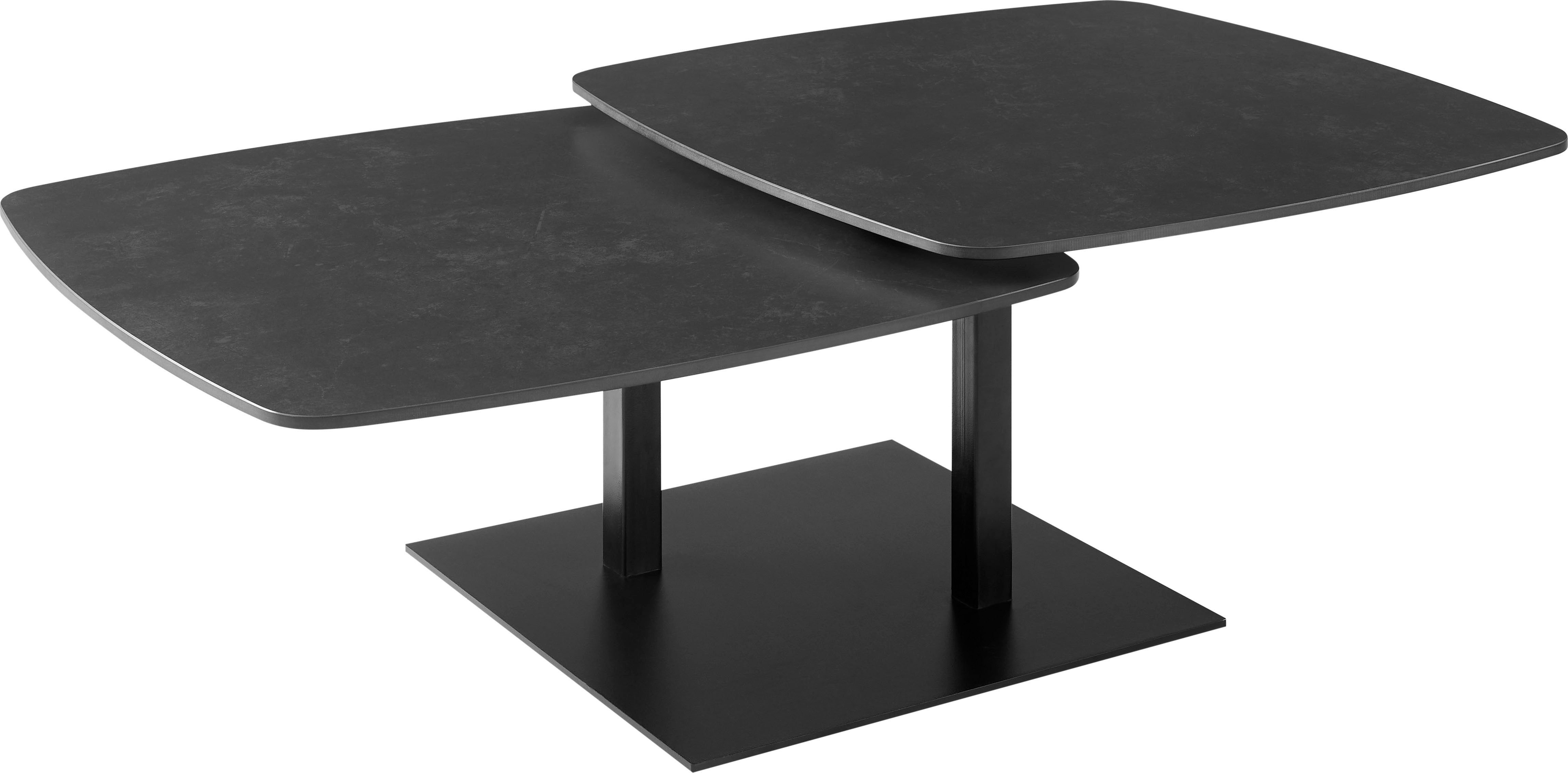 OTTO home Couchtisch Orsini, mit verschiebbarer Tischplatte in Steinoptik, günstig online kaufen