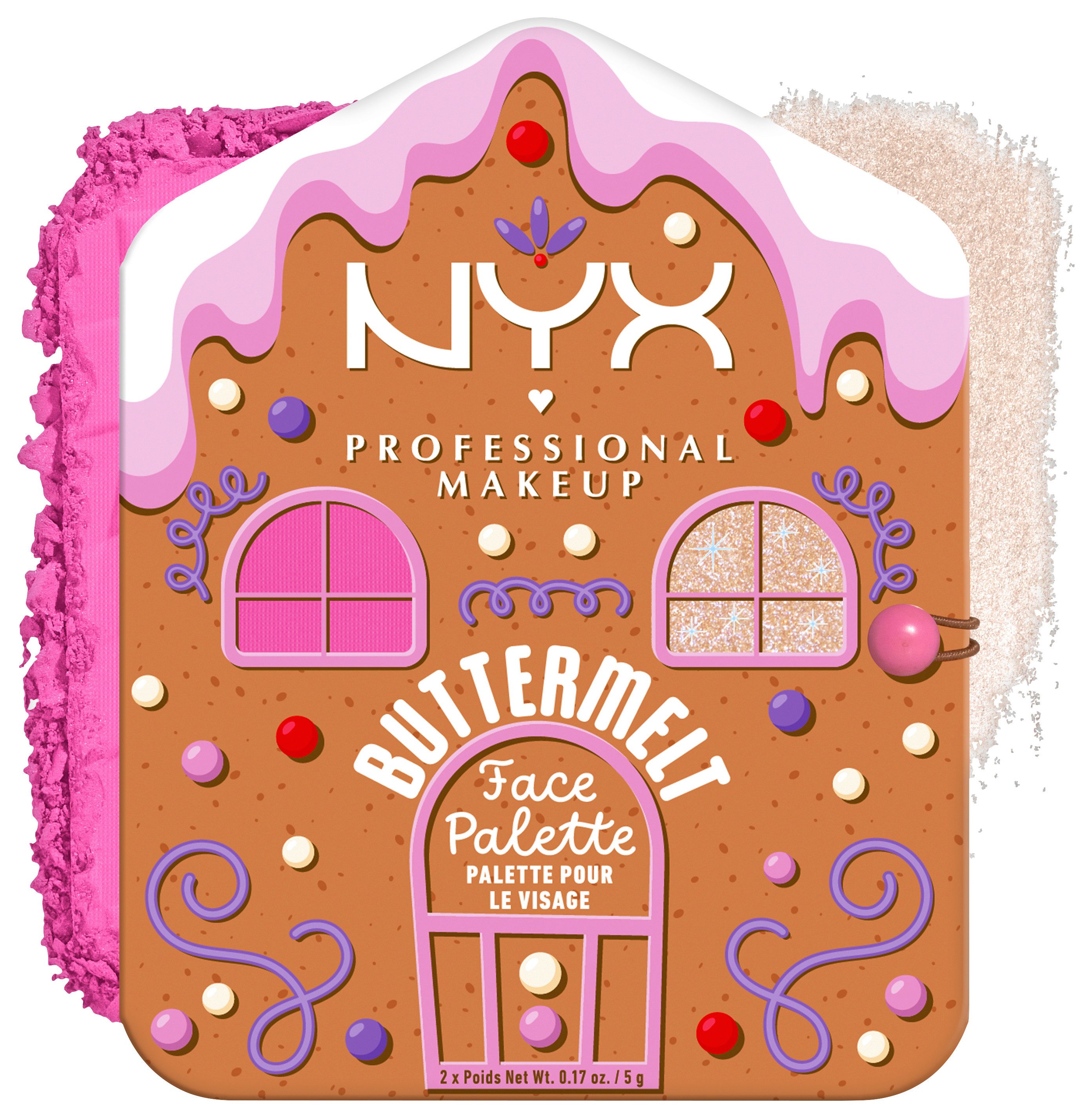 NYX PROFESSIONAL MAKEUP Make-up Set BUTTERMELT FACE PALETTE