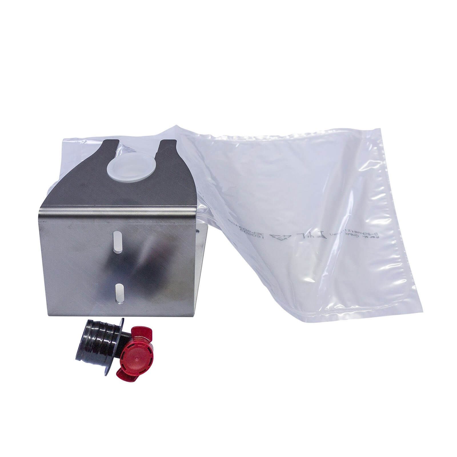 DEMA Entsafter Bag in Box Abfüllhalter Edelstahl – Bild 2 von 4