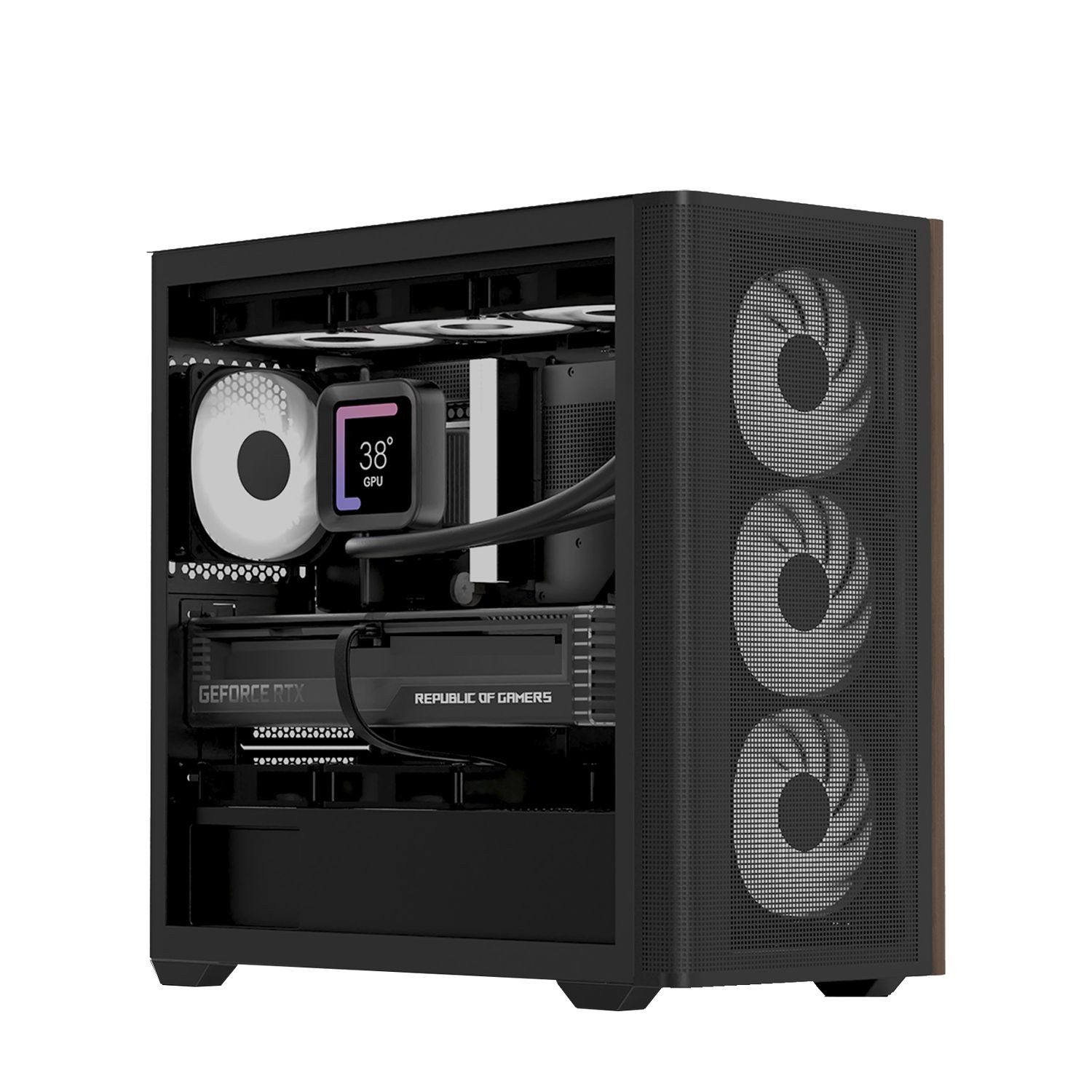 SYSTEMTREFF Gaming-PC (AMD Ryzen 7 5700X, Nvidia GeForce RTX 5060, 32 GB RAM, 1000 GB SSD, Luftkühlung)