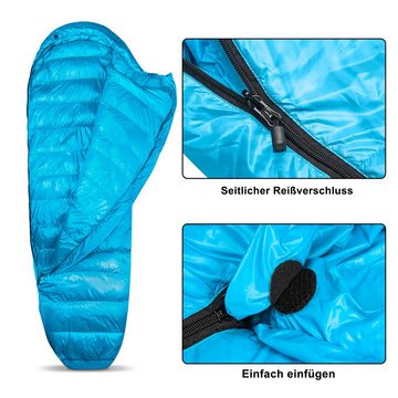 AGEM Daunenschlafsack 3 jahreszeiten Mammut -10-5 Grad Schlafsack für Camping