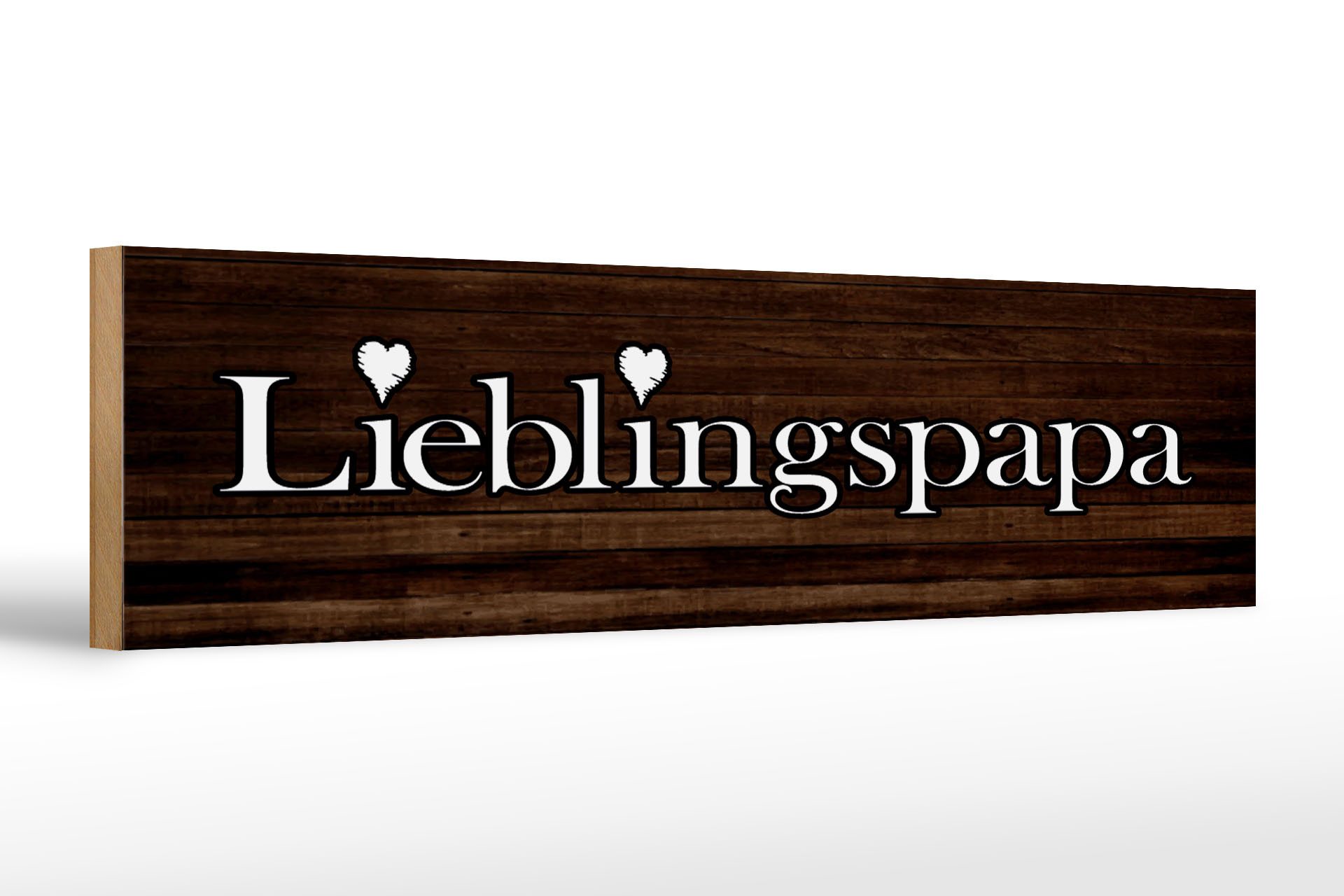 Femer GmbH Holzbild Spruch 46x10cm Lieblingspapa günstig online kaufen