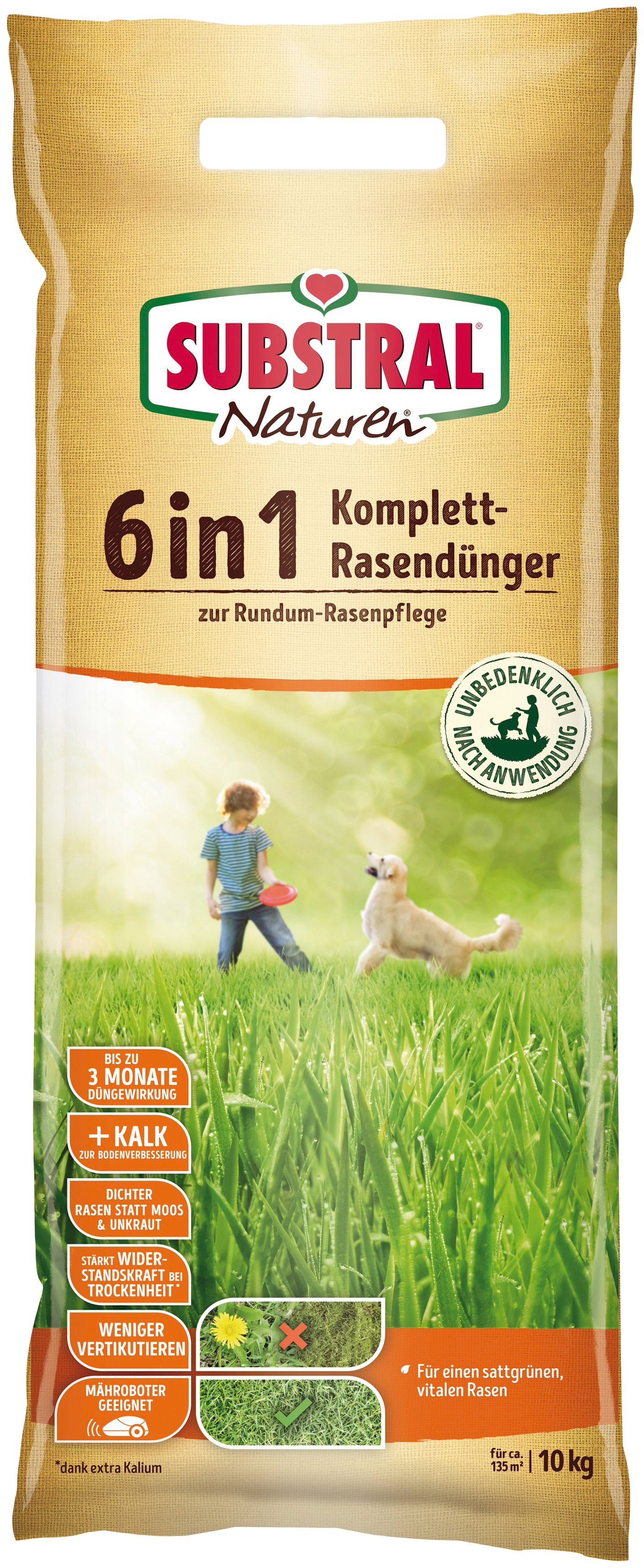 Scotts Substral Rasendünger »Naturen Komplett- 6 in 1«, 10 kg online
