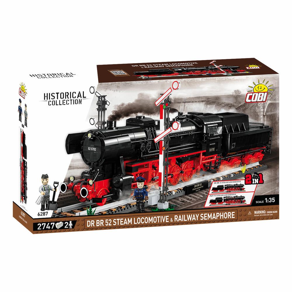 COBI DRB Class 52 Dampflokomotive & Weiche Konstruktionsspielsteine