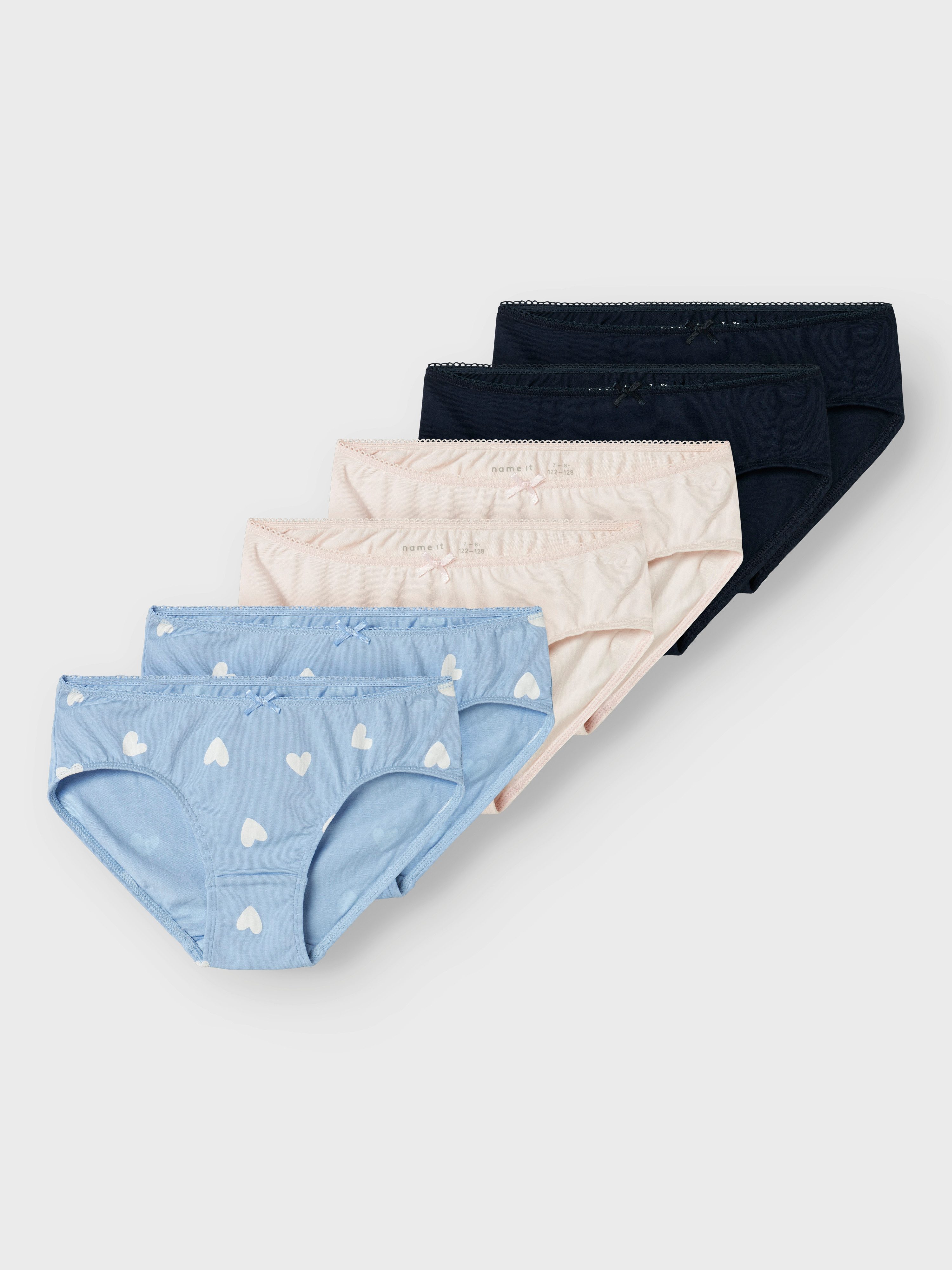 Name It Panty NKFBRIEFS 6P HEARTS NOOS (Packung, 6-St)