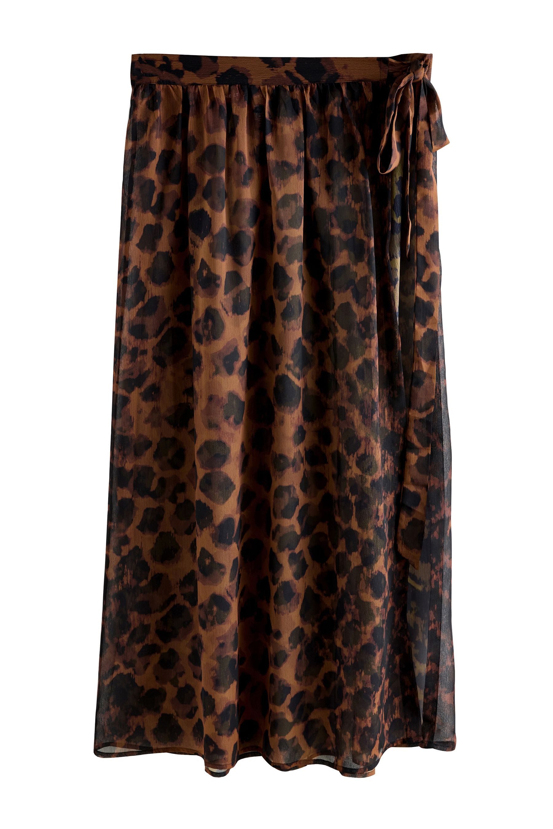 Next Maxirock Transparenter Maxirock mit seitlicher Bindung (1-tlg) günstig online kaufen