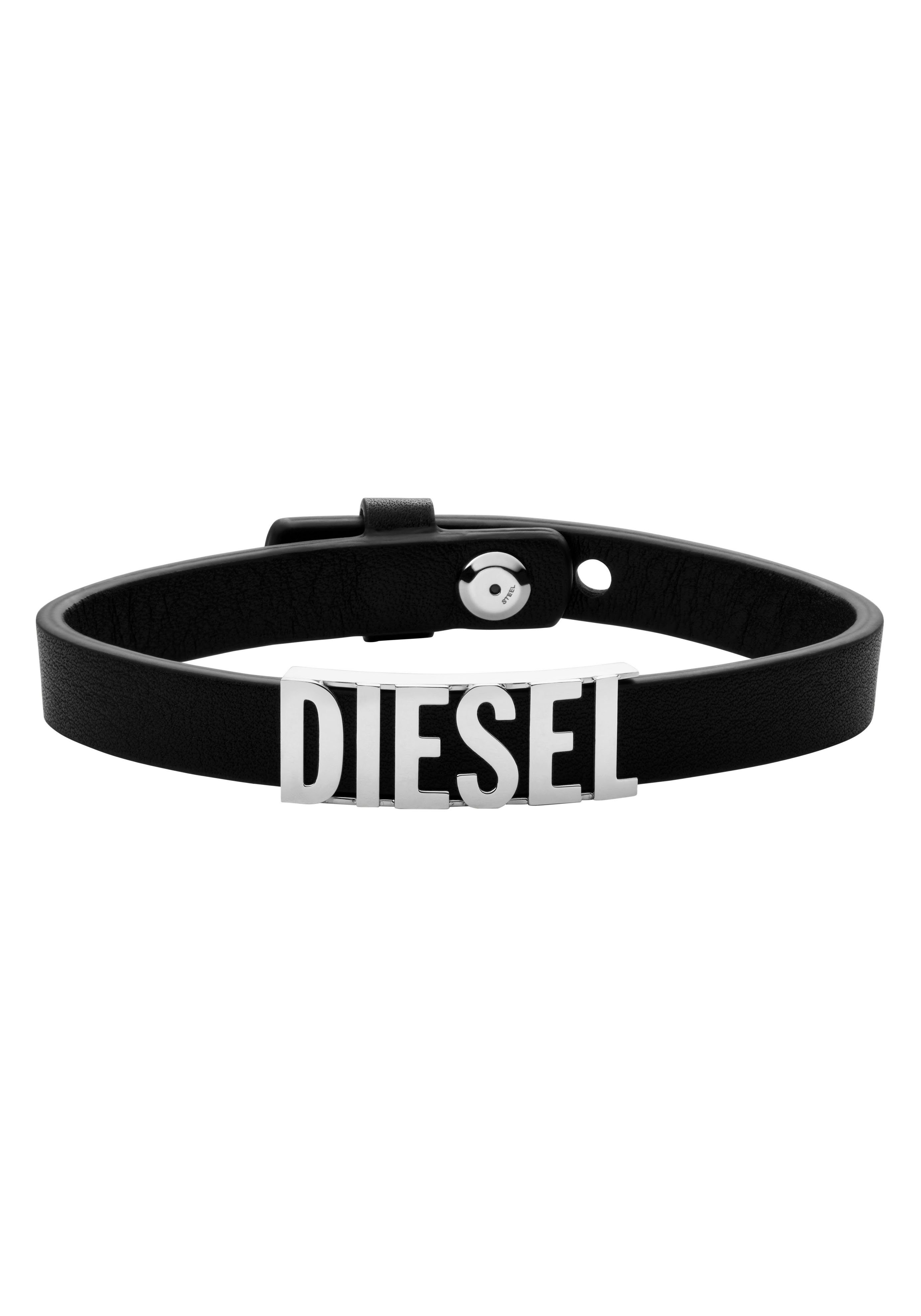 Diesel Armband LEATHER/STEEL, DX1346040