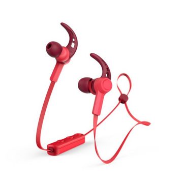 Hama Sport BT Kopfhörer Bluetooth Headset Ohrbügel Headset (Anruffunktion, Bluetooth, Mikrofon, Wiedergabe-Steuerung, Bluetooth 5.0, Schweißfest, Anruf-Funktionen, Wiedergabe-Steuerung, mit Mikrofon)