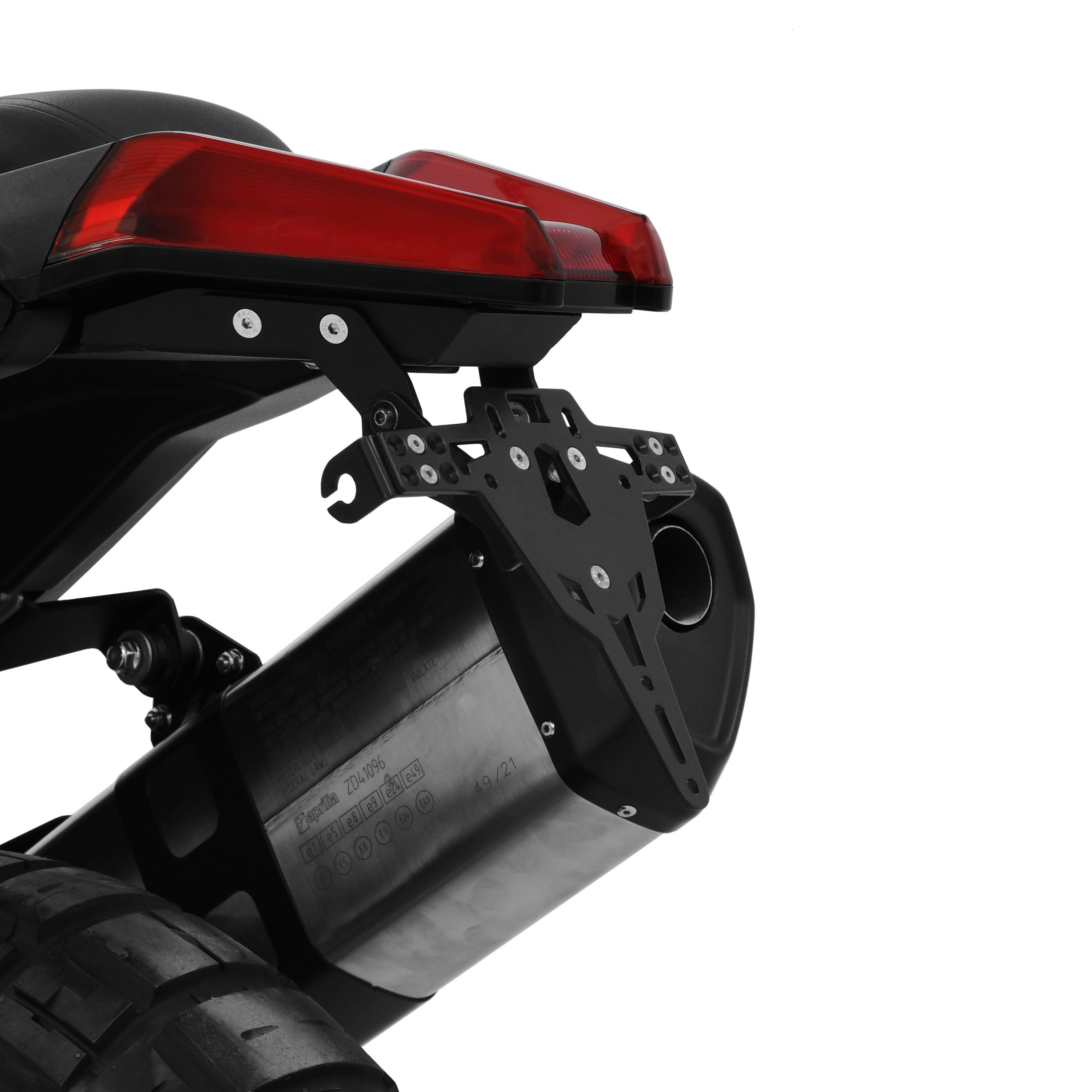 ZIEGER Kennzeichenhalter Pro Kennzeichenhalter kompatibel mit Aprilia Tuareg 660 Frankreich