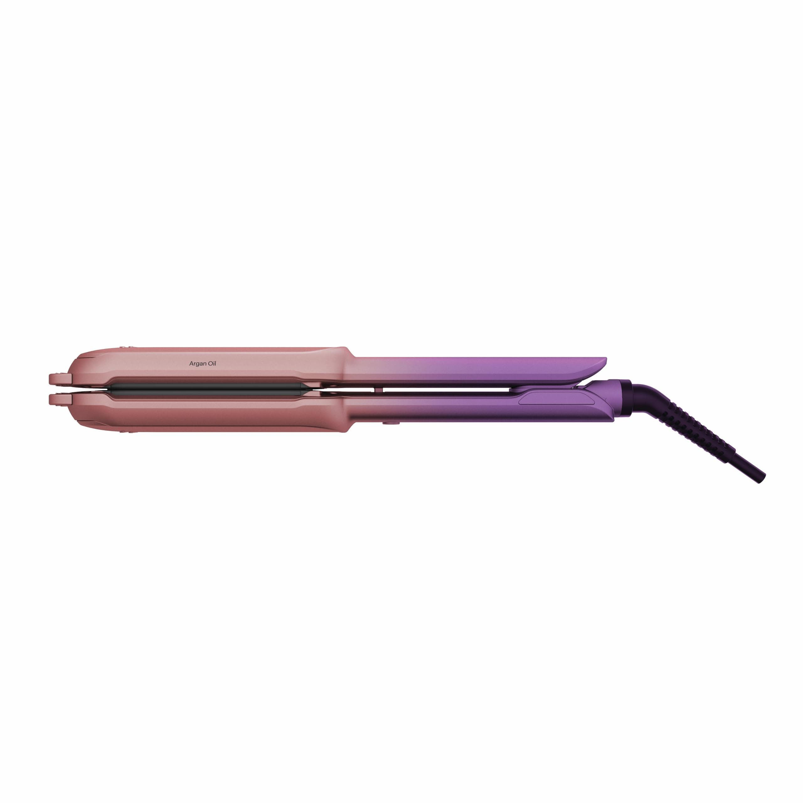 Grundig Glätteisen HS 8331 BotanikaTwist, 2-in-1 Haarstyler mit Keramikbeschichtung und Arganöl