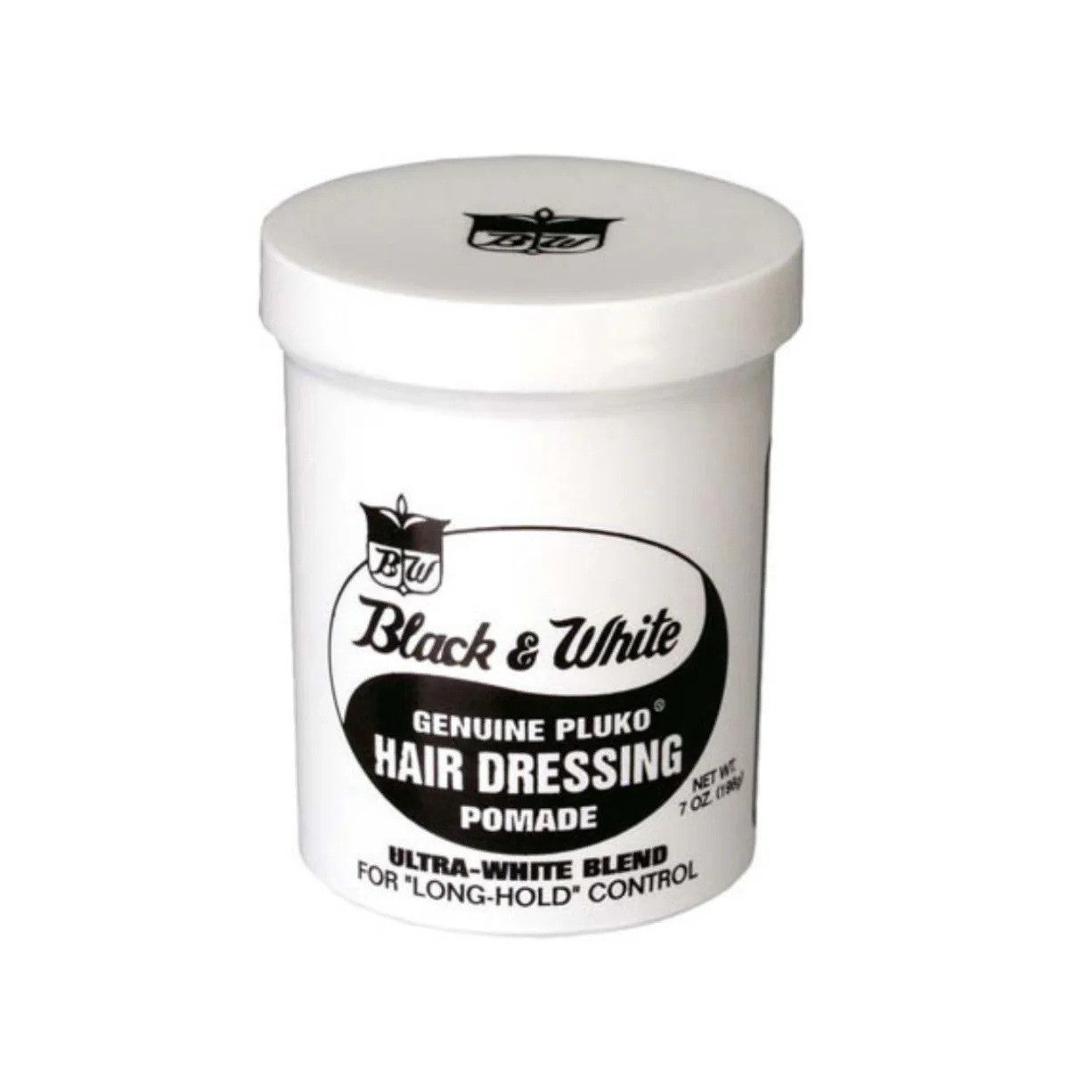 BW Haarpomade Black & White Genuine Pluko Hair Dressing Pomade 200g