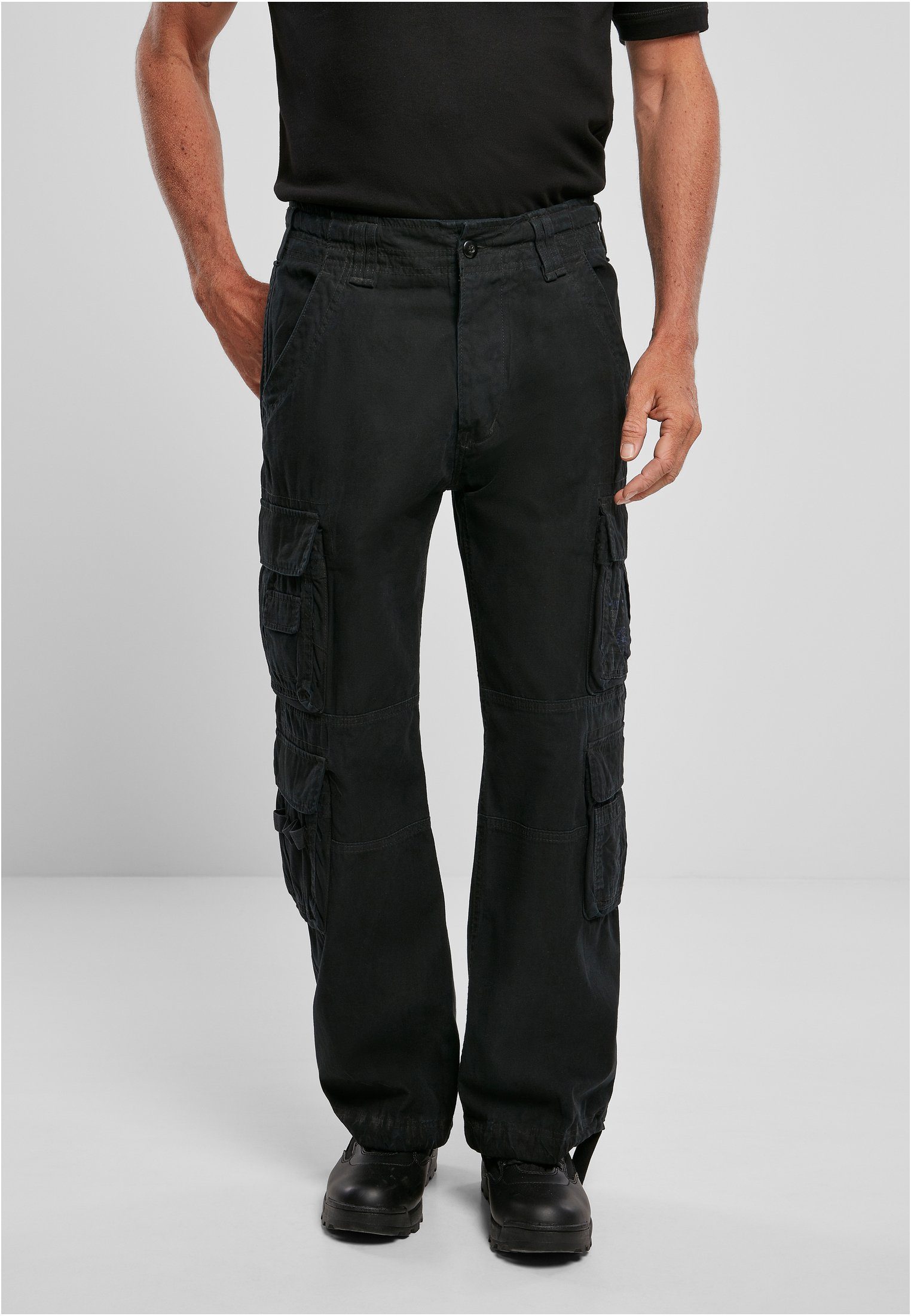 Brandit Cargohose Herren Vintage Cargo Pants (1-tlg) black | Cargohosen