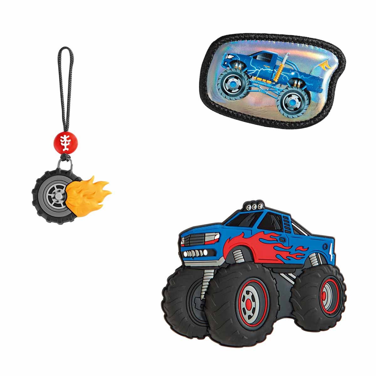 Schulranzen MAGIC MAGS Monster Truck Rocky 3-teilig