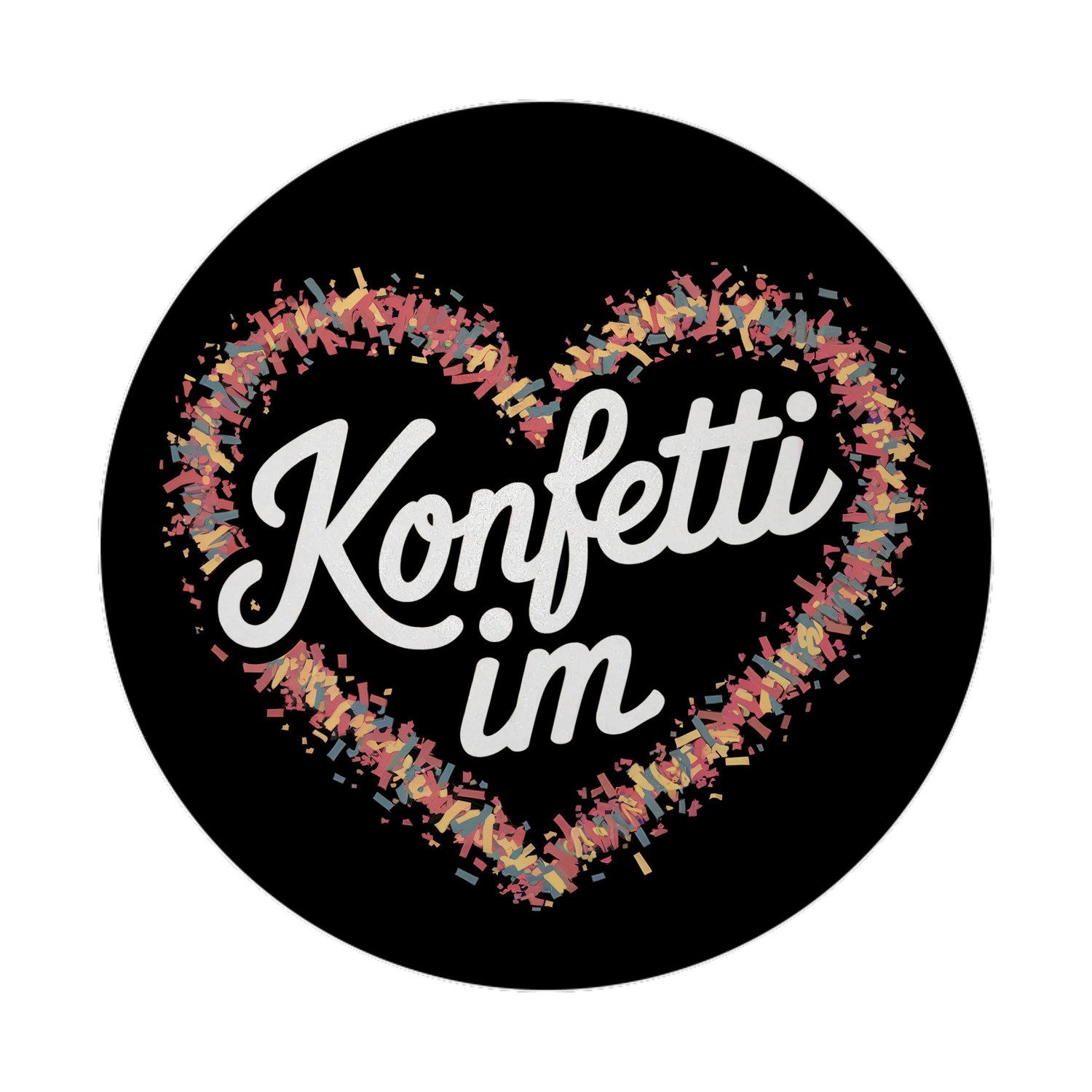 Magnet Konfetti im Herzen Magnet