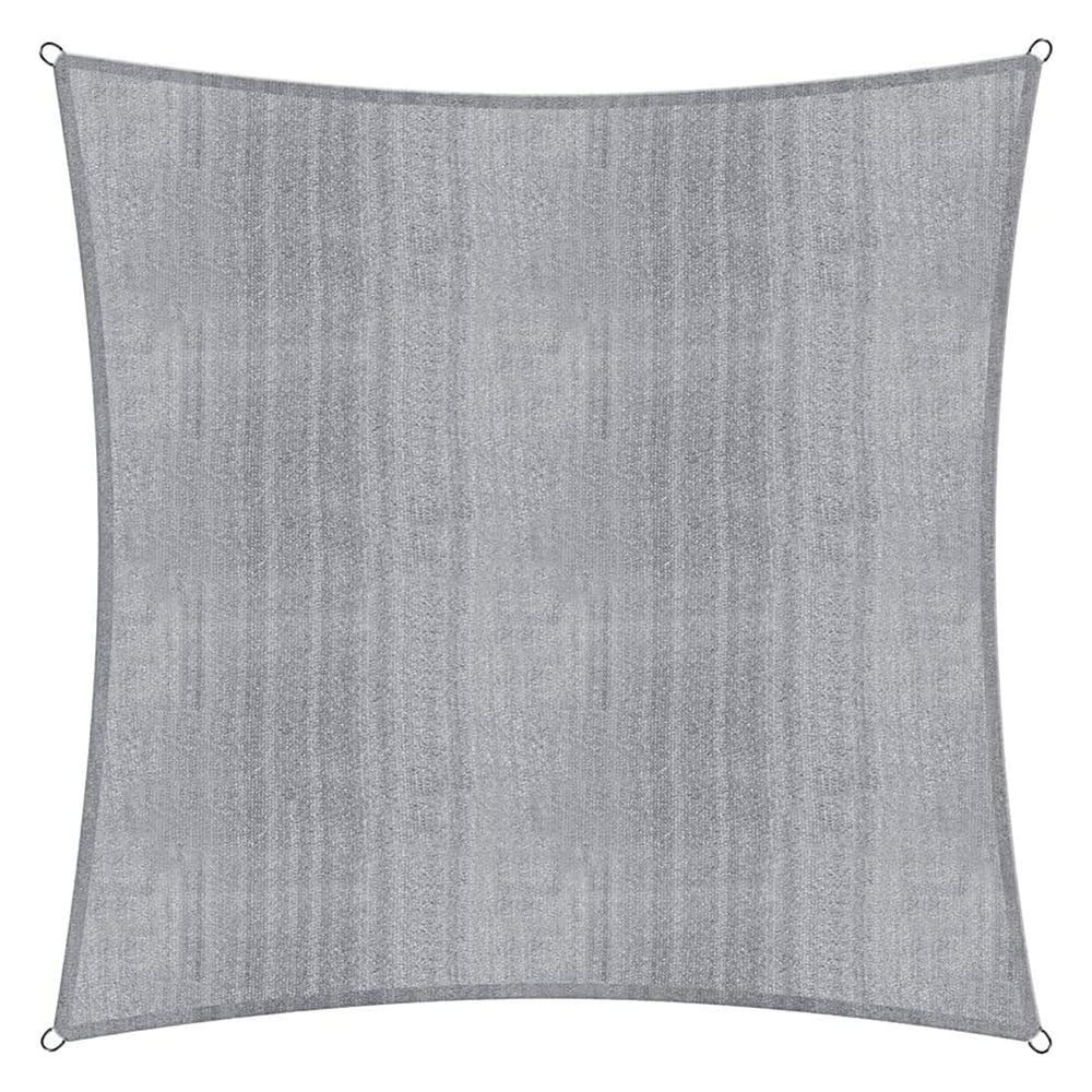 Lumaland Sonnensegel Lumaland Sonnensegel Quadrat 5 x 5 Meter, Wetterbeständig, 100% HDPE mit Stabilisator für UV Schutz